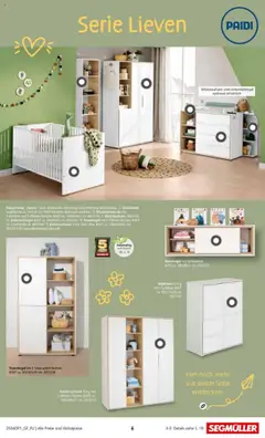 Segmüller - Baby Spezial - gültig ab dem 29.03.2025 | Seite: 6 | Produkte: HIghboard, Wandregal, Matratze, Kleiderschrank