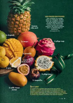 Grand Frais - Prévisualisation de Grand Frais catalogue valide à partir de 01.12.2025 | Page: 9 | Produits: Fruit de la passion, Mangue, Bergamote, Banane