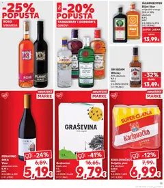 JÄGERMEISTER Biljni liker original ili orange, Biljni liker original ili orange 33% ili 35% alkohola 0,7 L - Pregled kataloga iz trgovine Kaufland, vrijedi od 15.04.2026 | Stranica: 19