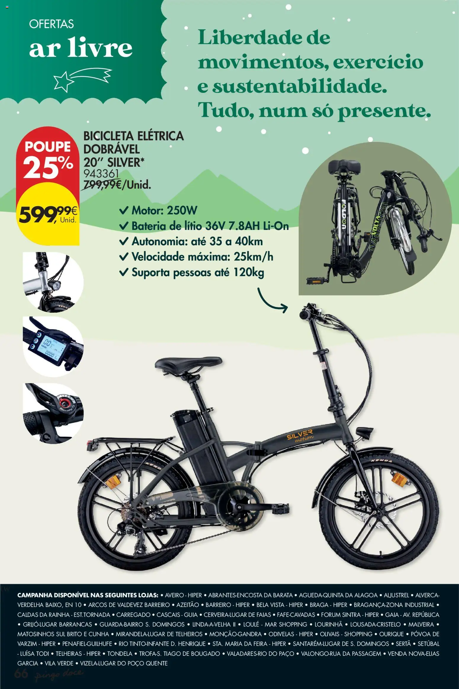 Pingo Doce - Natal │ válido de 11.11.2025 | Página: 66 | Produtos: Bicicleta, Bateria