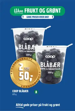Forhåndsvisning av Coop Obs kundeavis gyldig fra 20.04.2026 | Side: 19 | Produkter: Blåbær, Tape