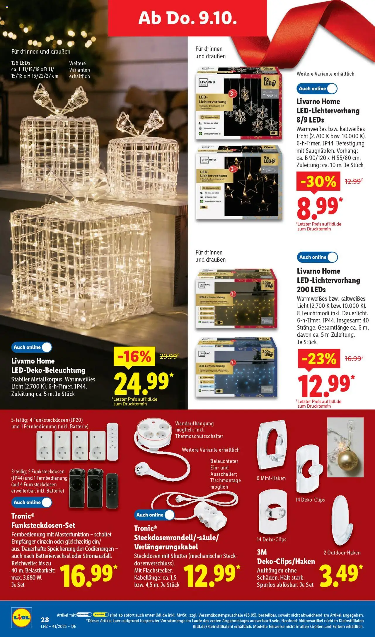 Lidl Prospekt Düsseldorf – gültig ab 06.10.2025 | Seite: 44 | Produkte: Batterie, Vorhang