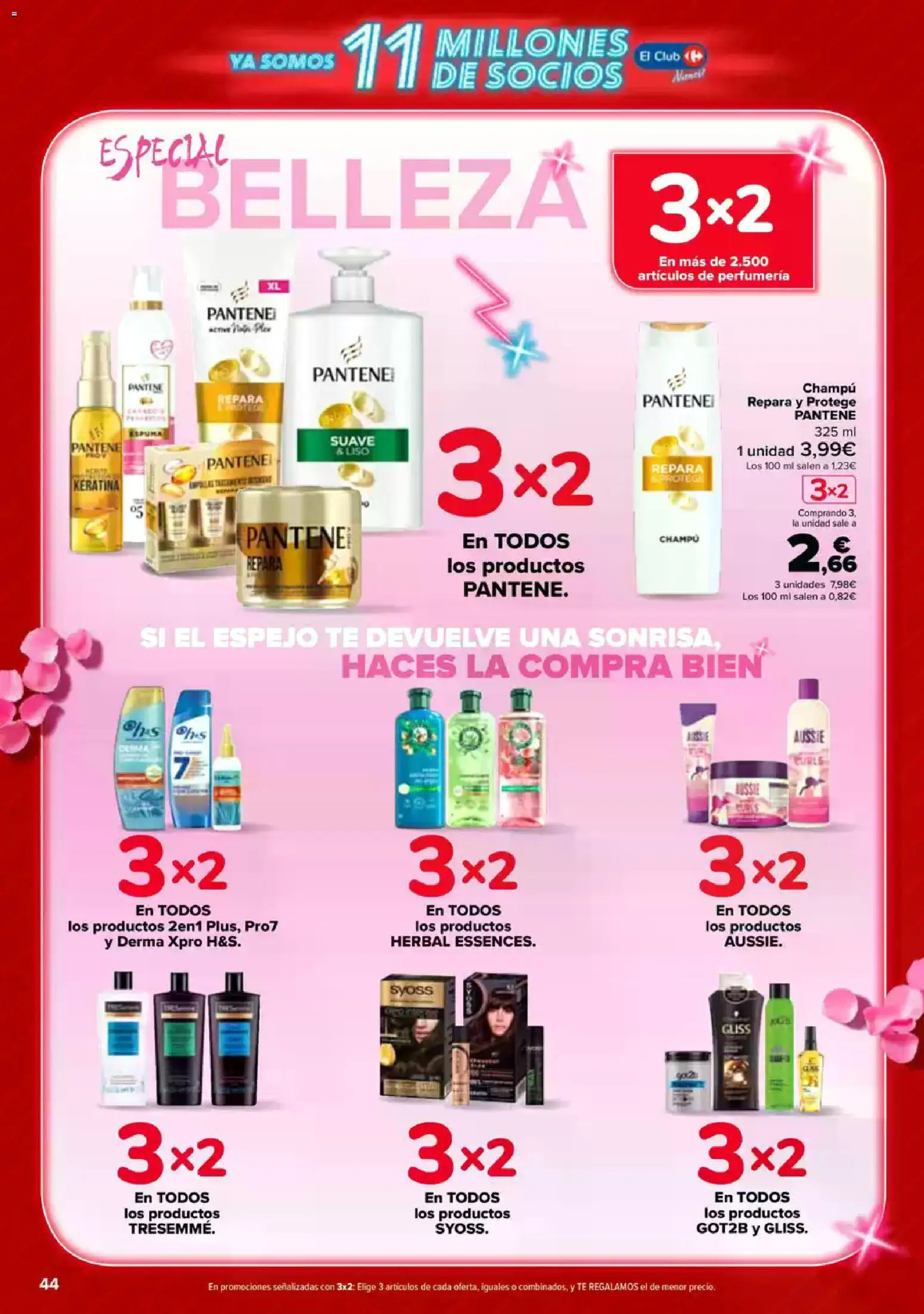 Carrefour folleto │ válido desde el 23.04.2026 | Página: 43 | Productos: Champú, Té, Espejo