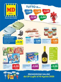 Anteprima del volantino Volantino MD Discount	 valido a partire dal 29.07.2025