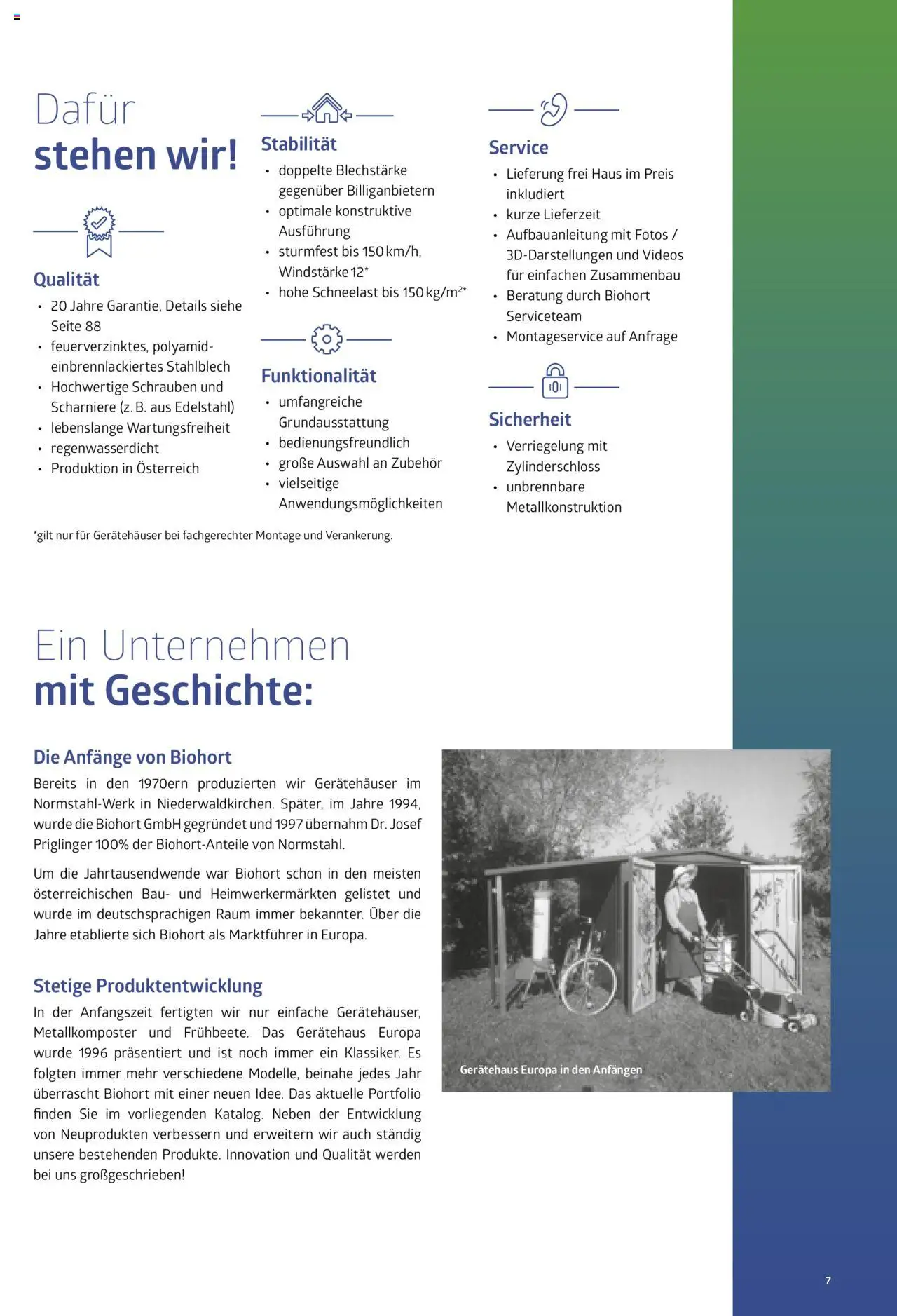 Dehner Biohort – Metall für Garten & Terrasse gültig ab 30.12.2024 | Seite: 7