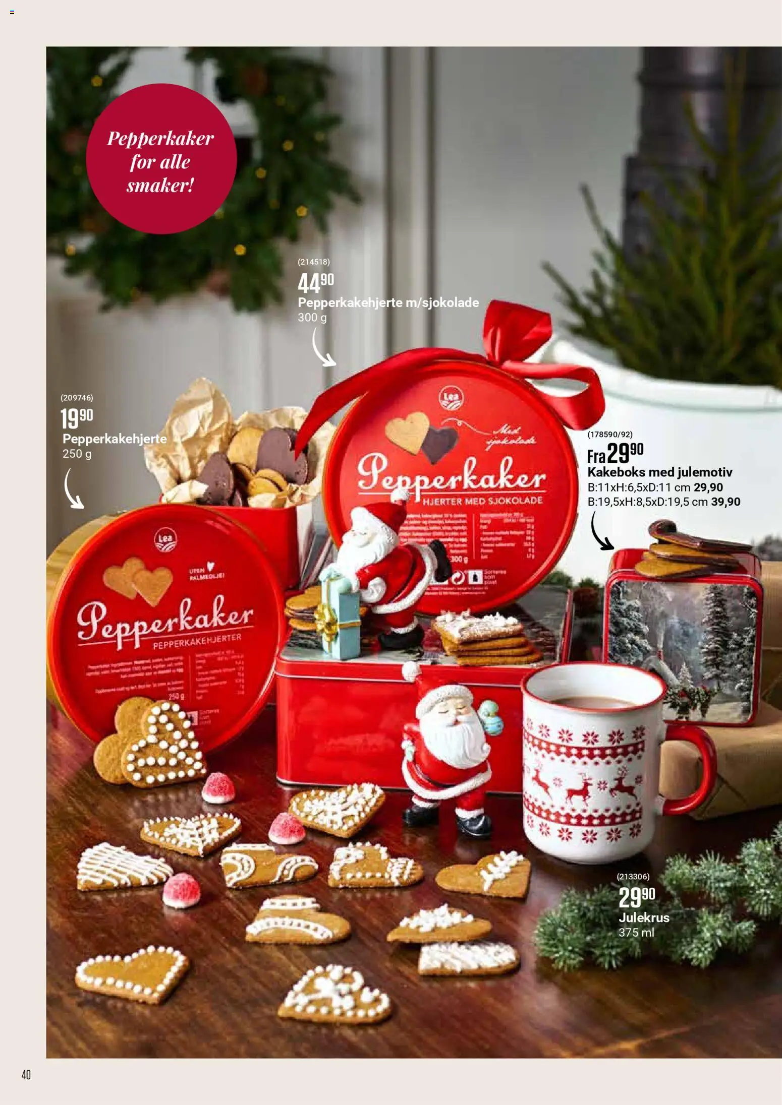 {H1} | Side: 40 | Produkter: Sjokolade