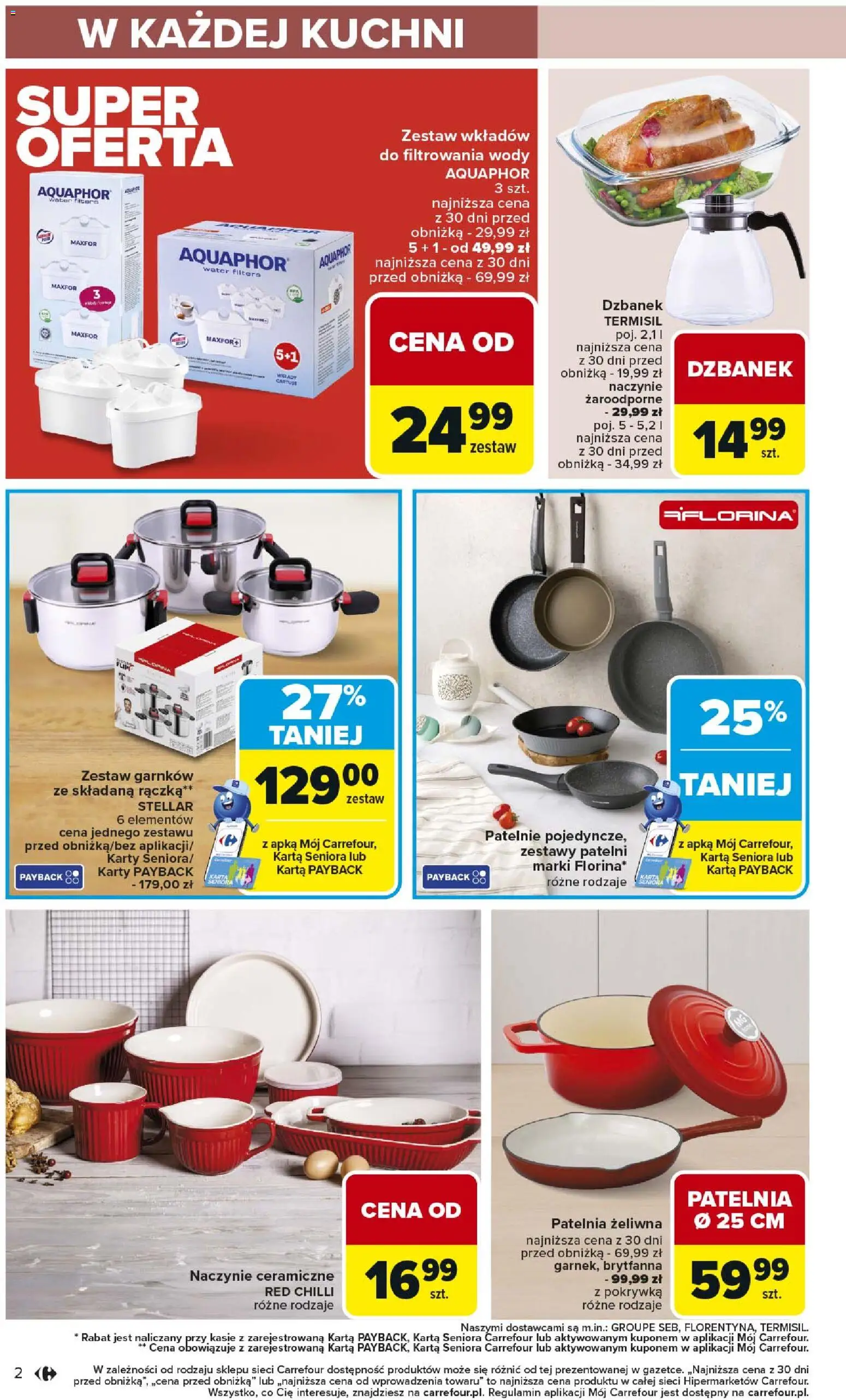 Carrefour Gazetka - Łap super okazje od 03.11.2025 | Strona: 2 | Produkty: Karta, Dzbanek, Patelnie, Patelnia