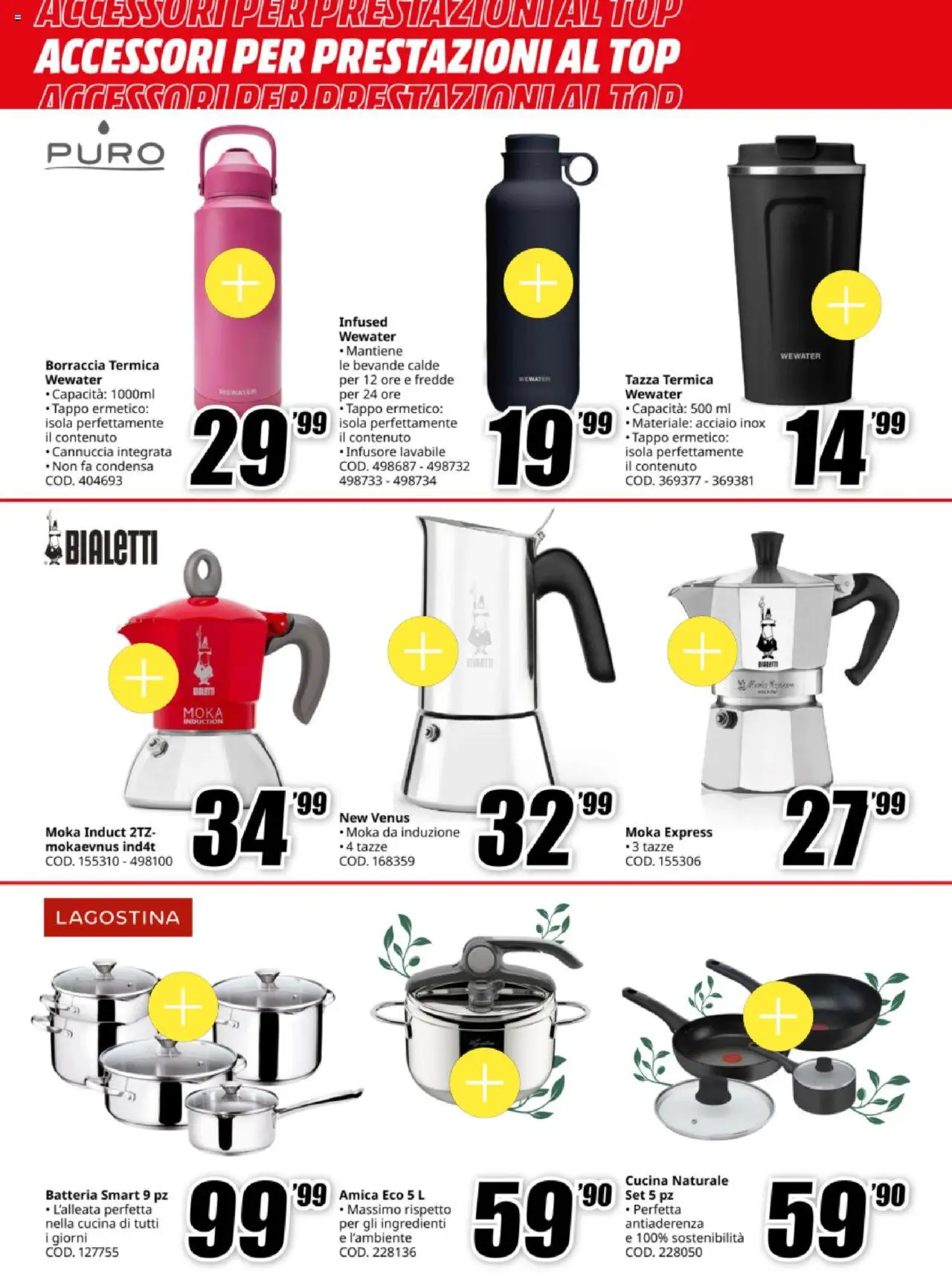 Volantino Media World del 03.10.2025 | Pagina: 4 | Prodotti: Top, Borraccia, Batteria
