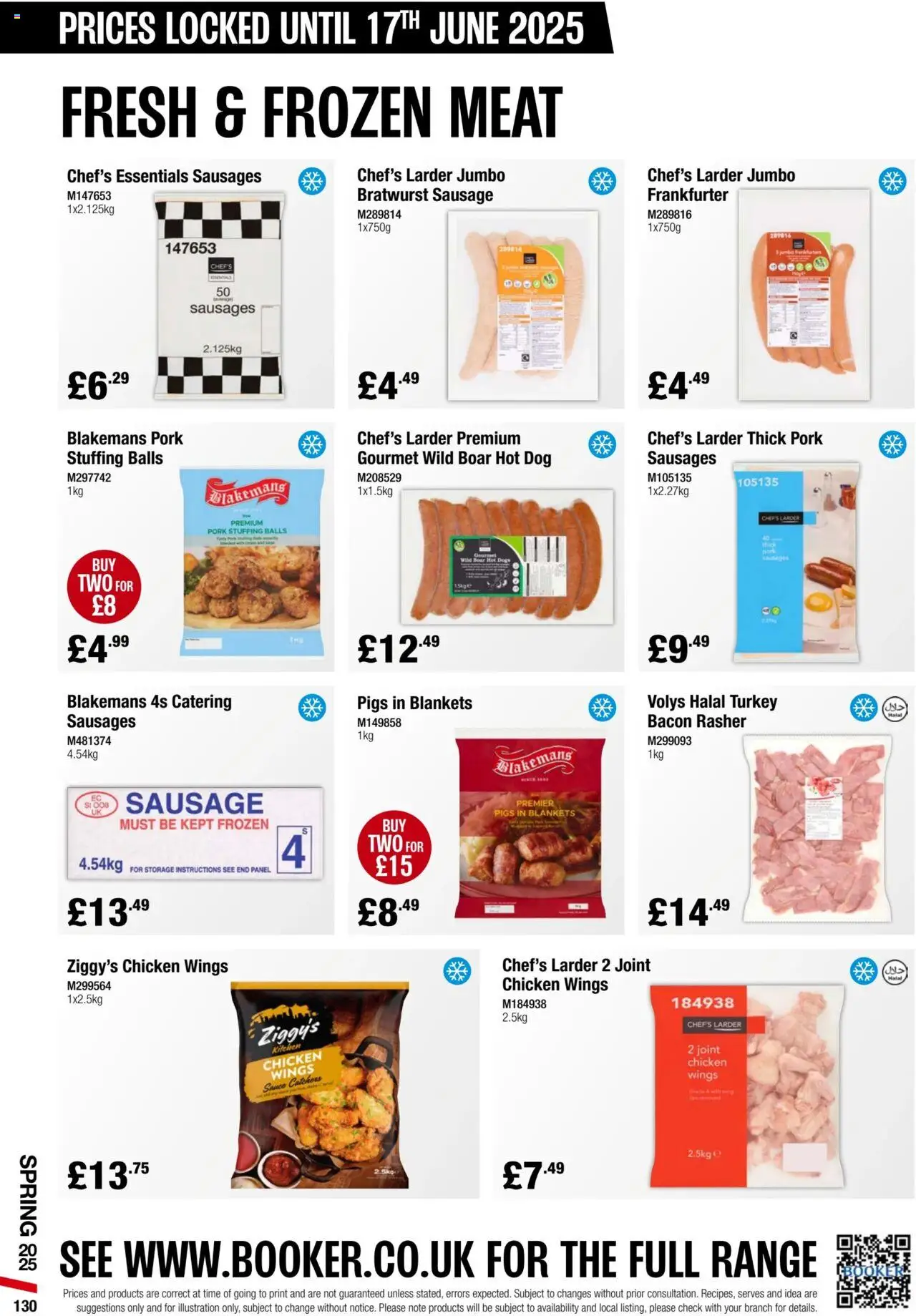  | Page: 130 | Products: Chicken, Bacon, Sausages, Hot dog