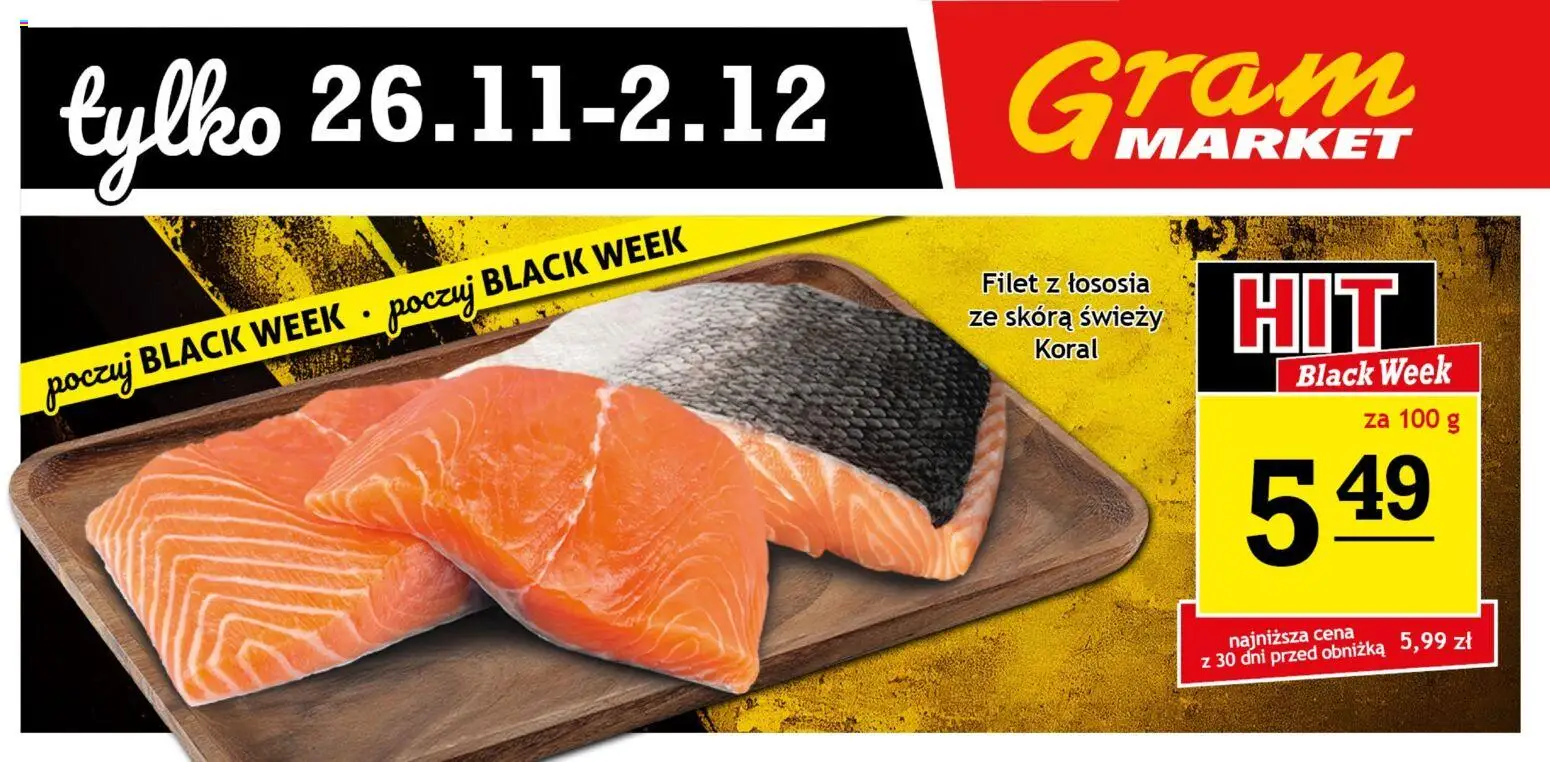 Gram Market Black Friday od 28.11.2025 | Strona: 4 | Produkty: Filet z łososia