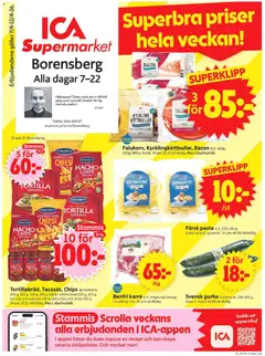 ICA Supermarket - Borensberg - Förhandsvisning av reklamblad från butik ICA Supermarket aktuell från 06.04.2026