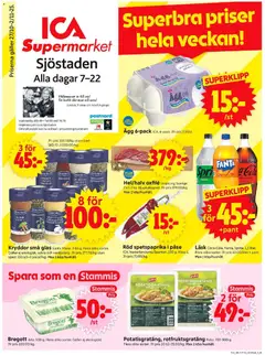 ICA Supermarket - Stockholm - Förhandsvisning av reklamblad från butik ICA Supermarket aktuell från 27.10.2025
