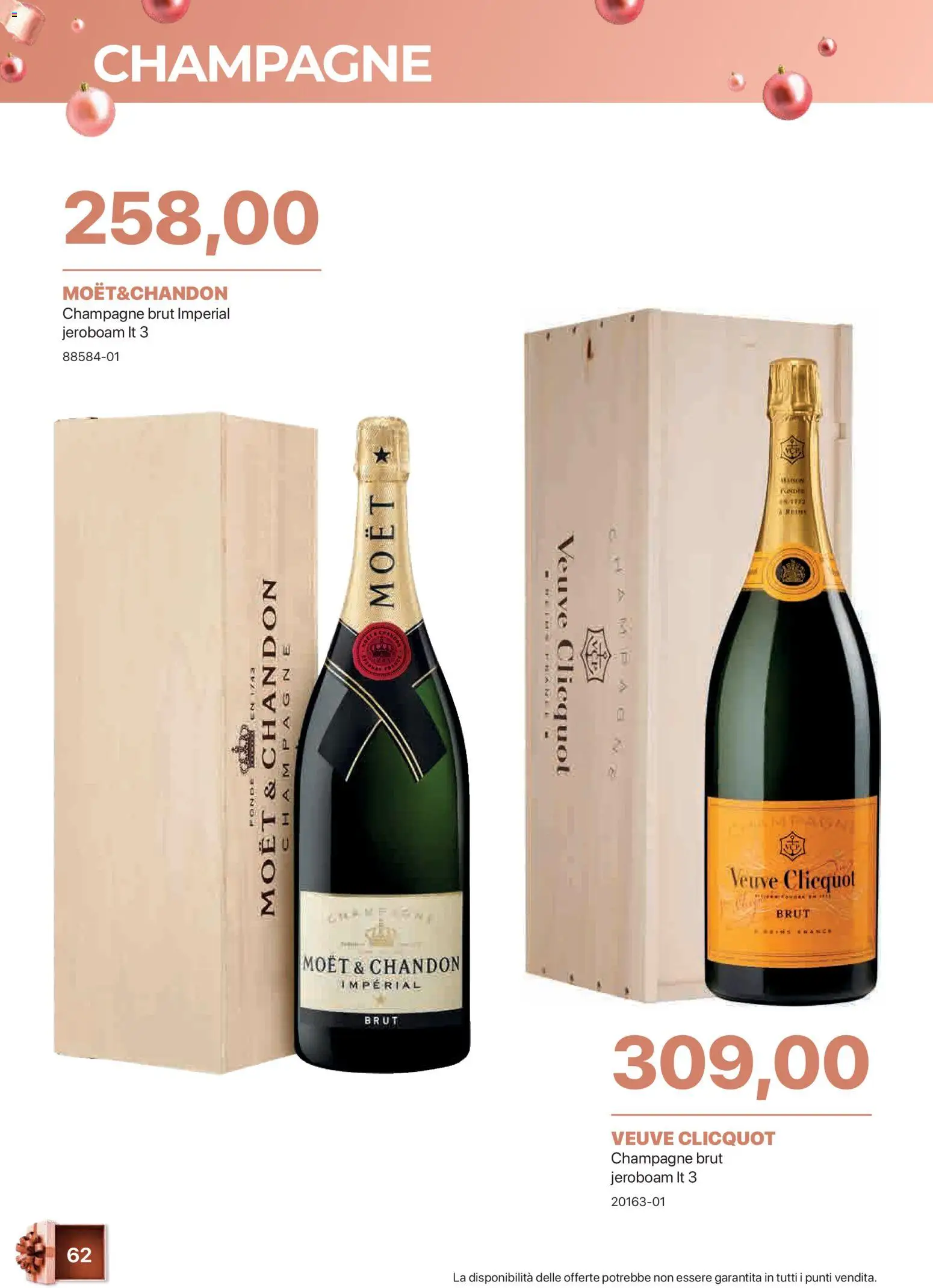 Volantino Sogegross del 05.11.2025 | Pagina: 62 | Prodotti: Champagne