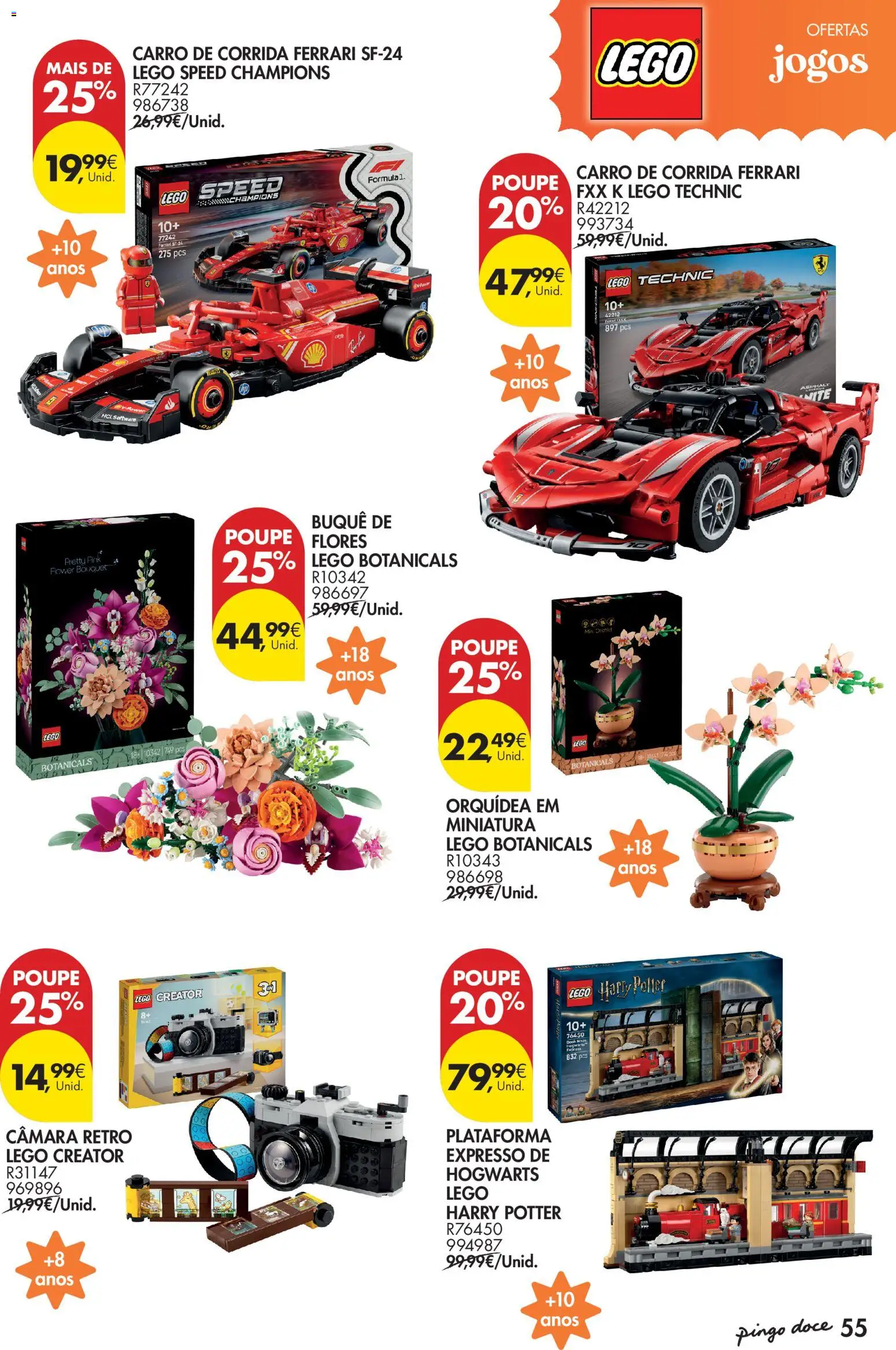 Pingo Doce - Natal │ válido de 11.11.2025 | Página: 55 | Produtos: Câmera, Jogos, Flores