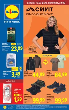 Ofertele Lidl valabile de la 16.02.2026