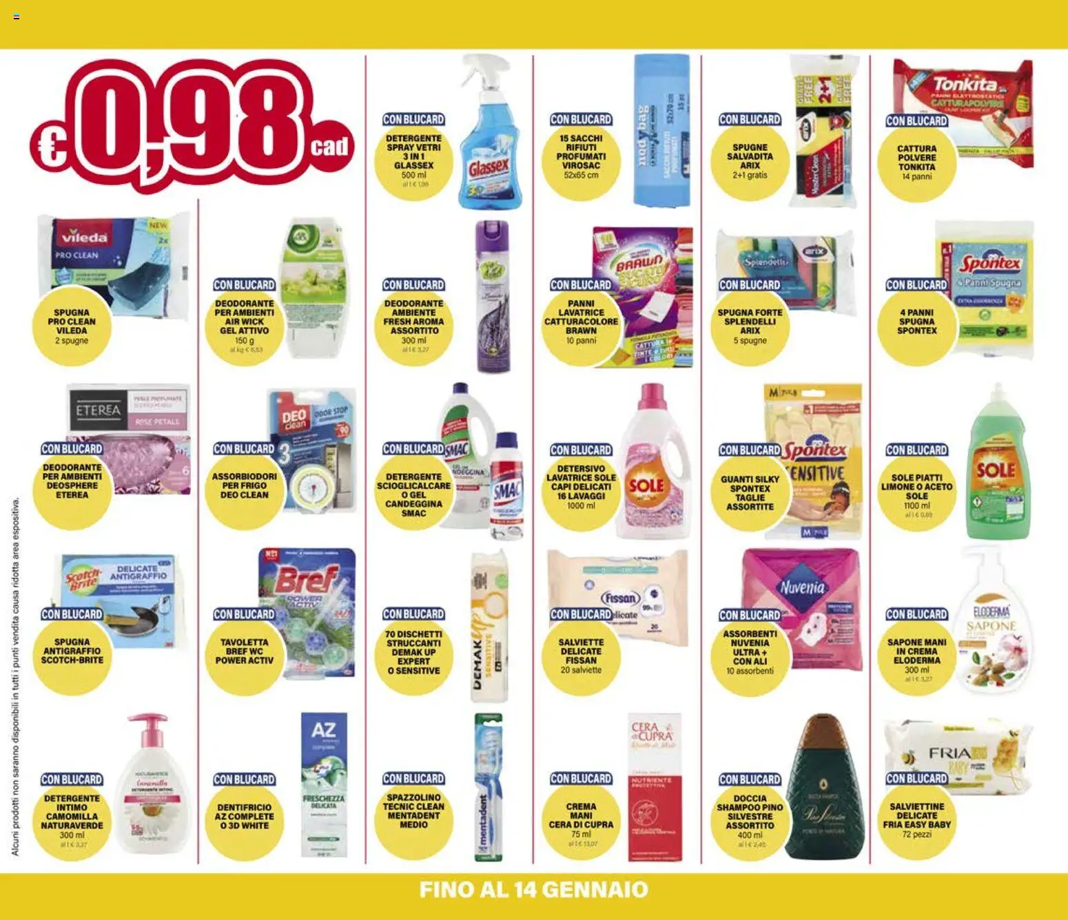 Volantino Il Gigante del 02.01.2026 | Pagina: 18 | Prodotti: Spugna, Crema, Guanti, Aceto