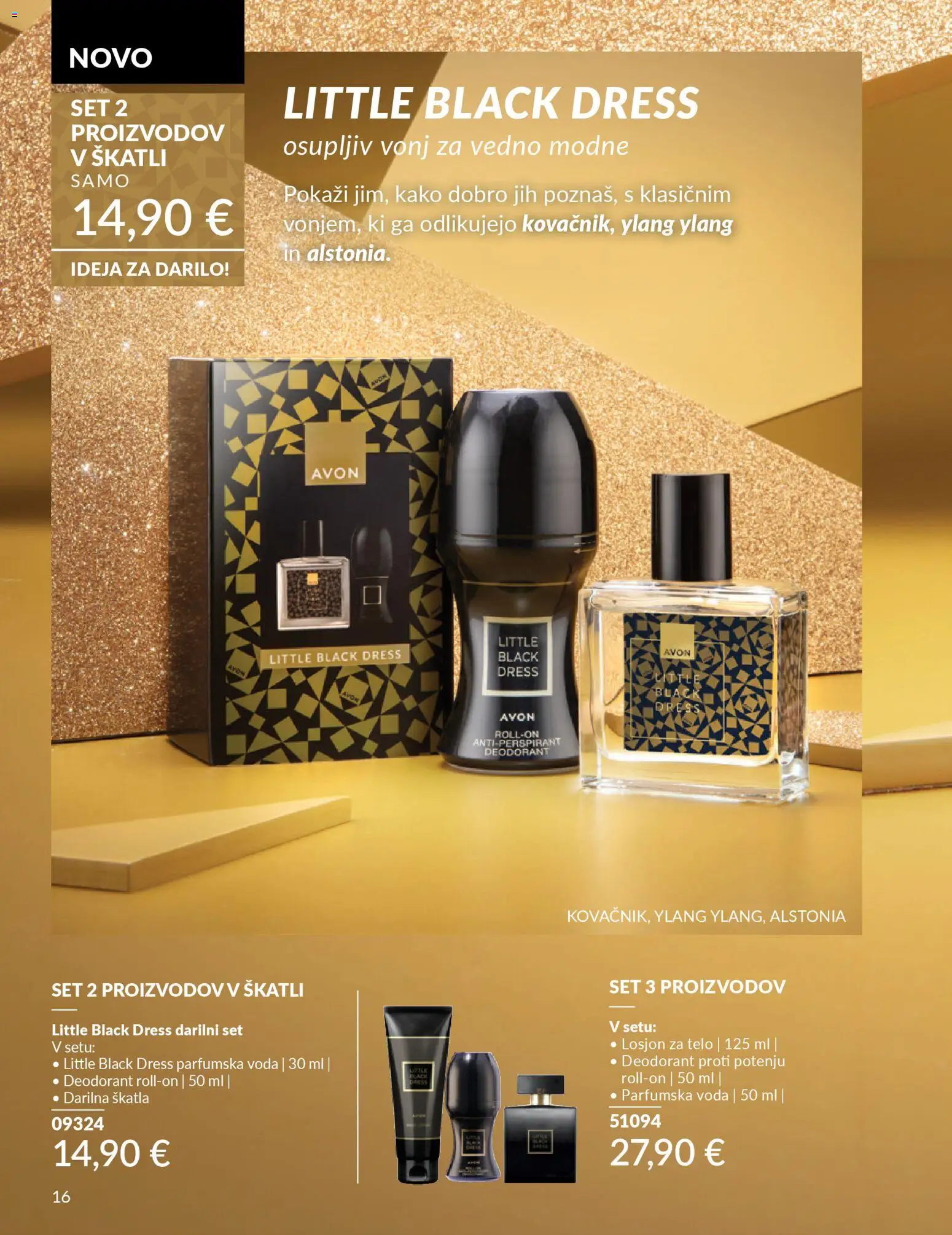 Novi Avon katalog ponudbe – veljaven od 01.10.2025 | Stran: 16 | Izdelki: Skatla, Deodorant, Voda, Parfumska voda