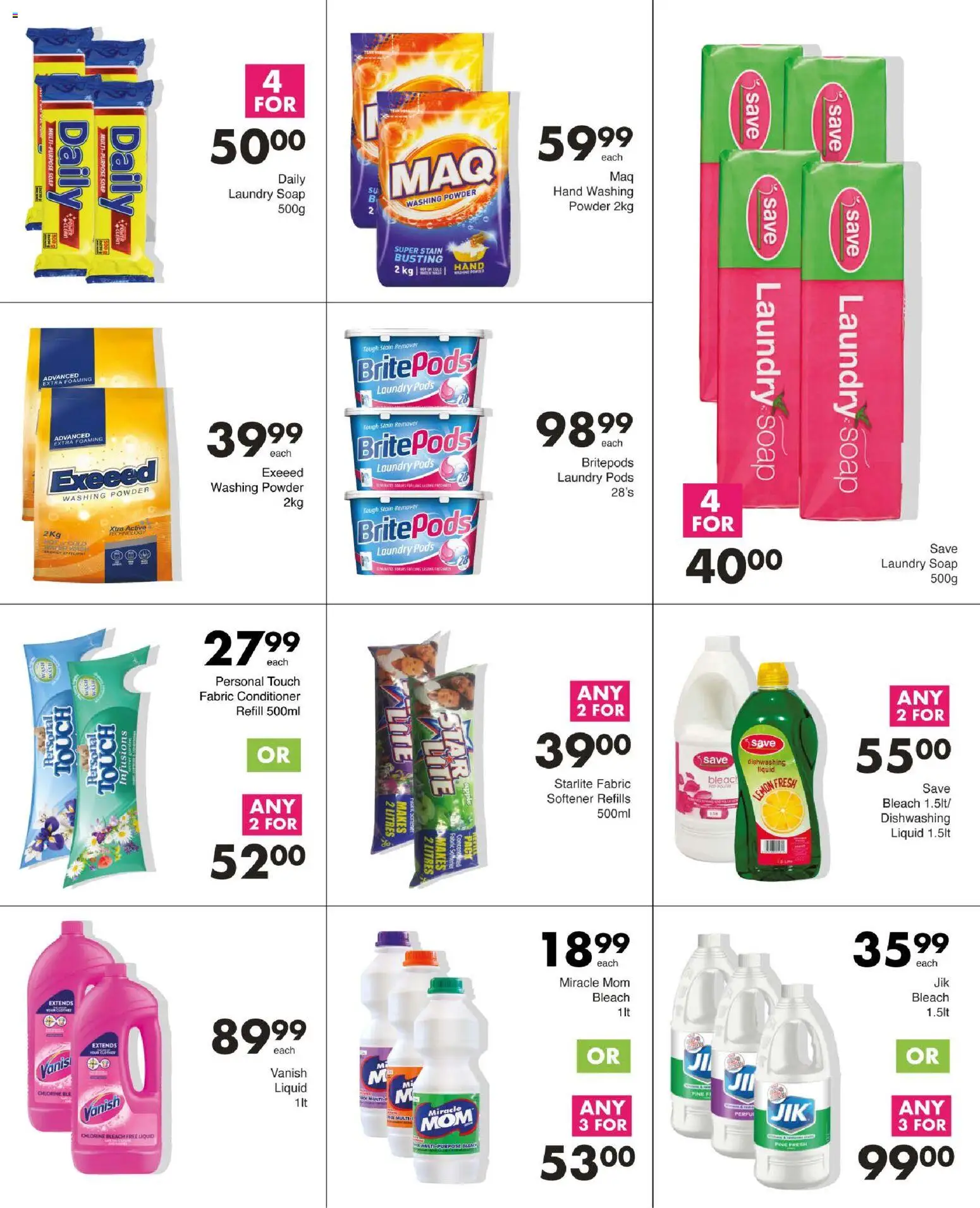 New Save catalogue – valid from 29.12.2025 | Page: 48 | Products: Soap, Washing powder, Stain remover, Lemon