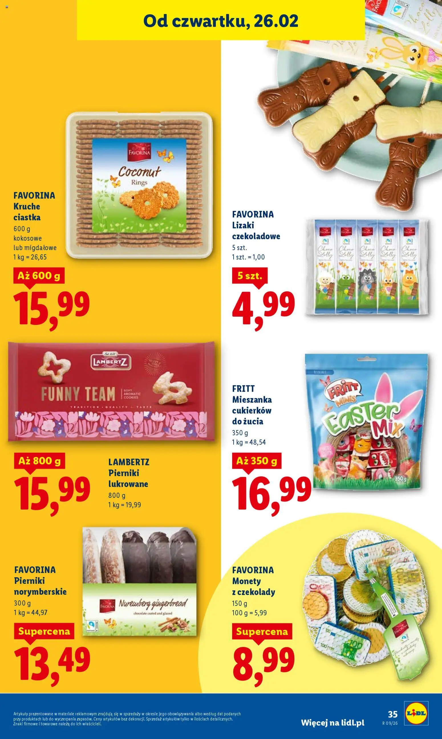 Lidl Polsko leták od 26.02.2026 | Strana: 35 | Produkty: Cookies