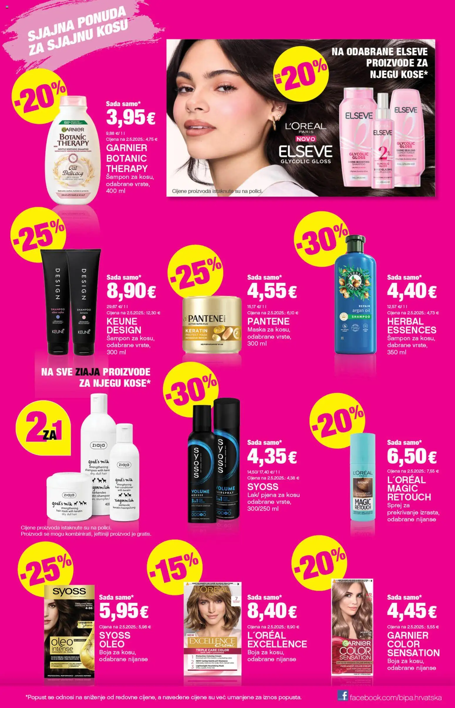 Bipa katalog | vrijedi od 02.04.2026 | Stranica: 10 | Proizvodi: Concealer, Šampon, Maska, Garnier