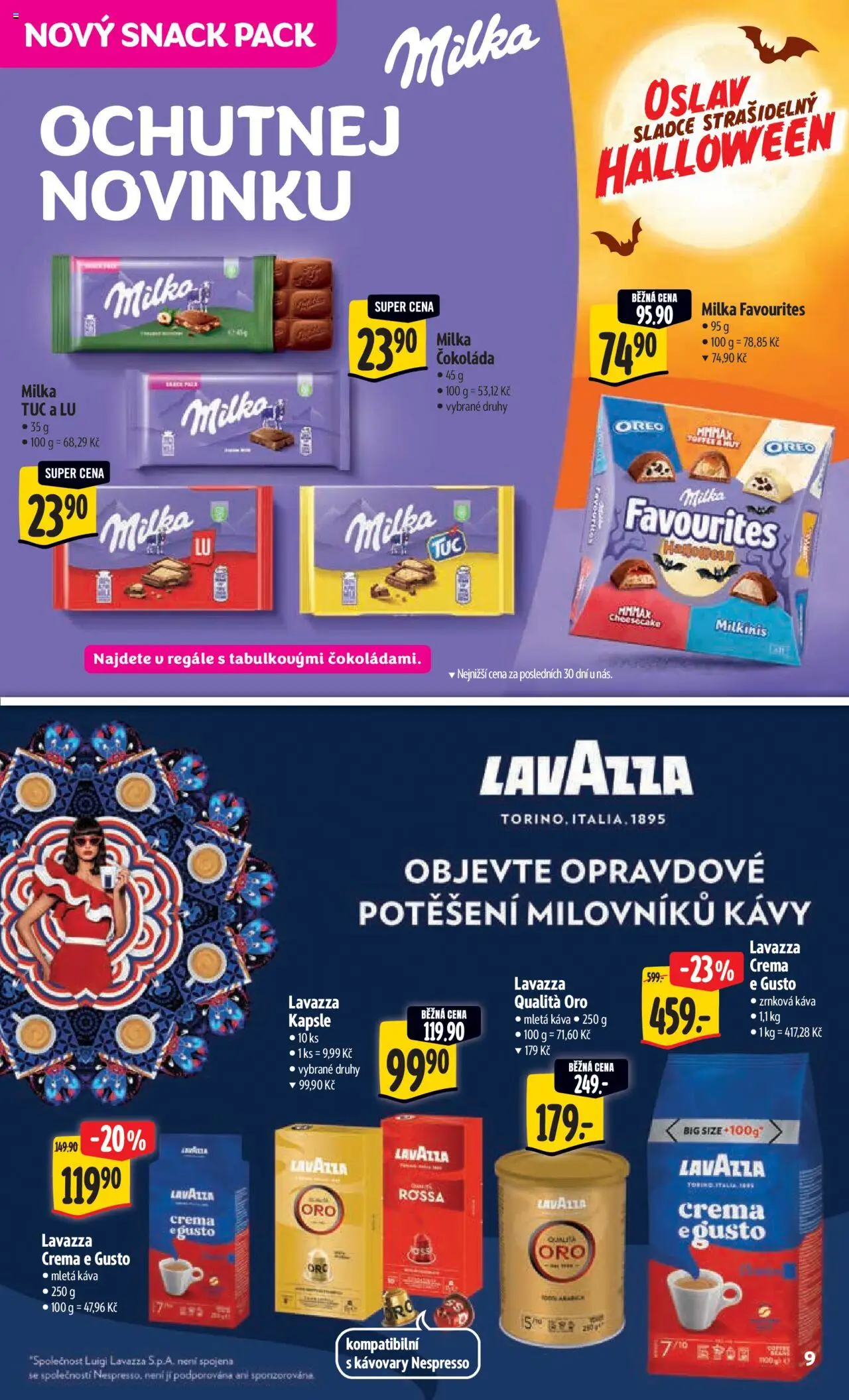 Albert leták - Hypermarket od 15.10.2025 | Strana: 16 | Produkty: Nespresso, Zrnková káva, Oreo, Mletá káva
