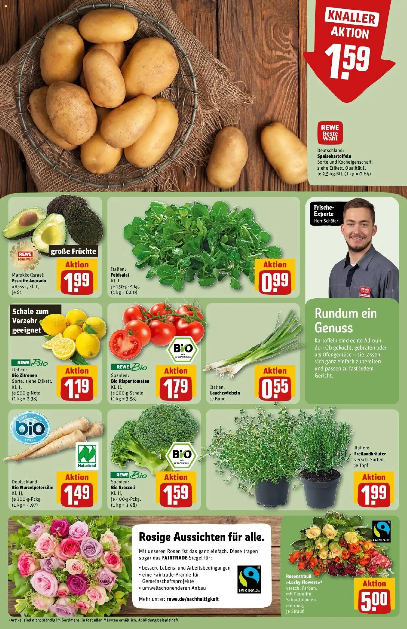 Rewe prospekt Höchberg	 – gültig ab 16.02.2026 | Seite: 11 | Produkte: Avocado, Kartoffeln, Zitronen