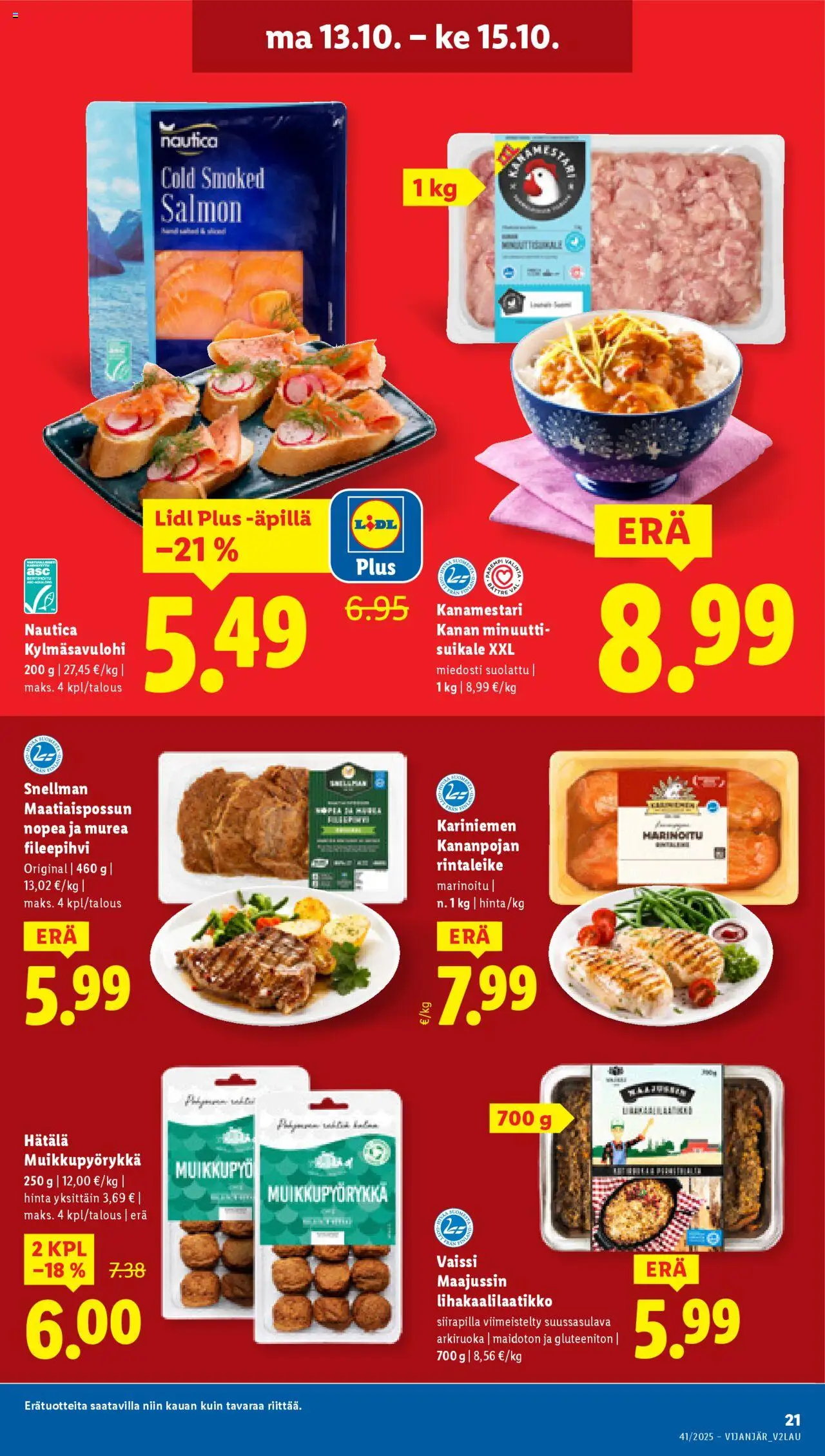 Lidl tarjoukset - Helsinki – voimassa 09.10.2025 alkaen | Sivu: 29