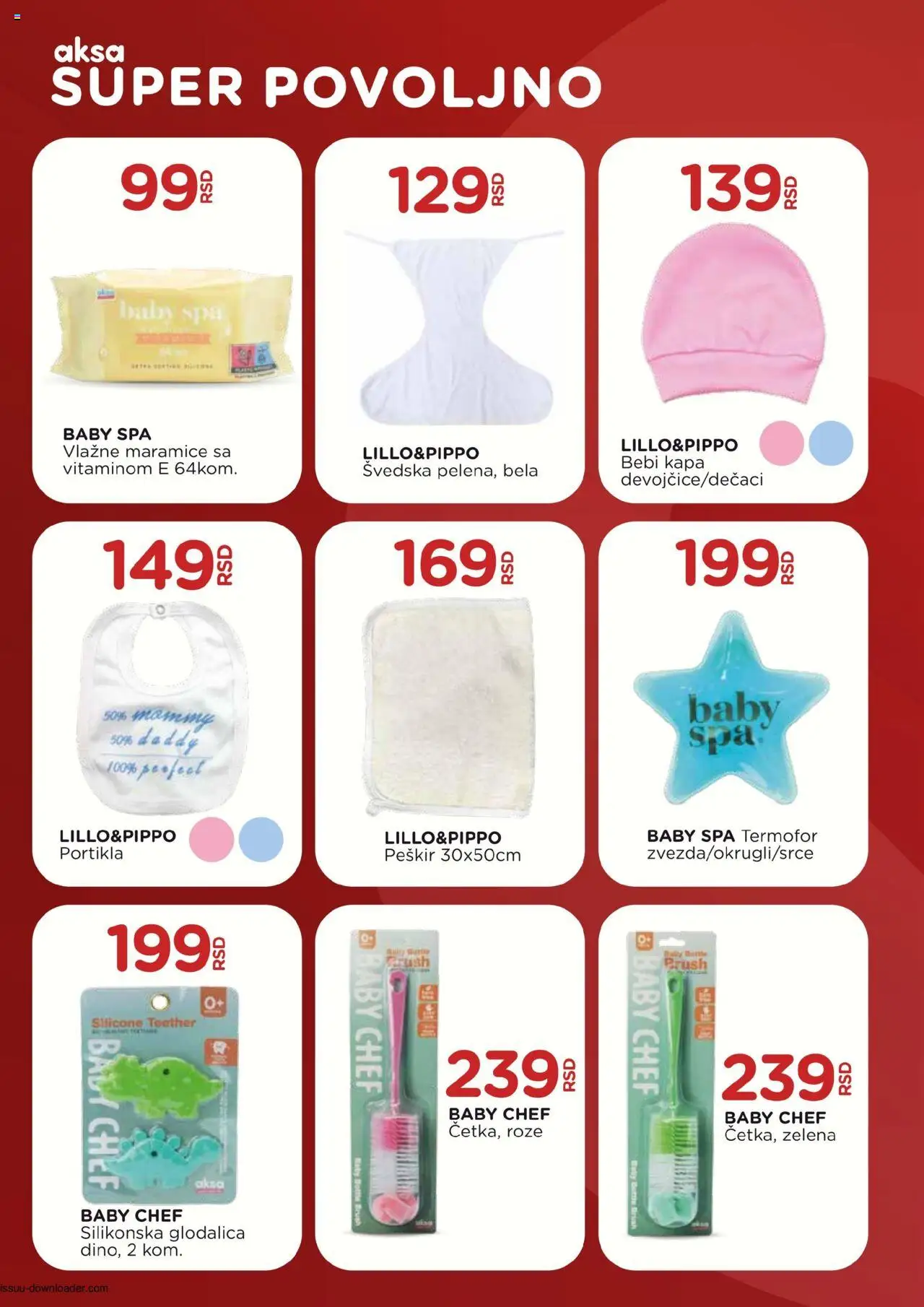 Aksa katalog - važi od 17.10.2025 | Strana: 2 | Proizvode: Kapa, Peškir, Vlažne maramice