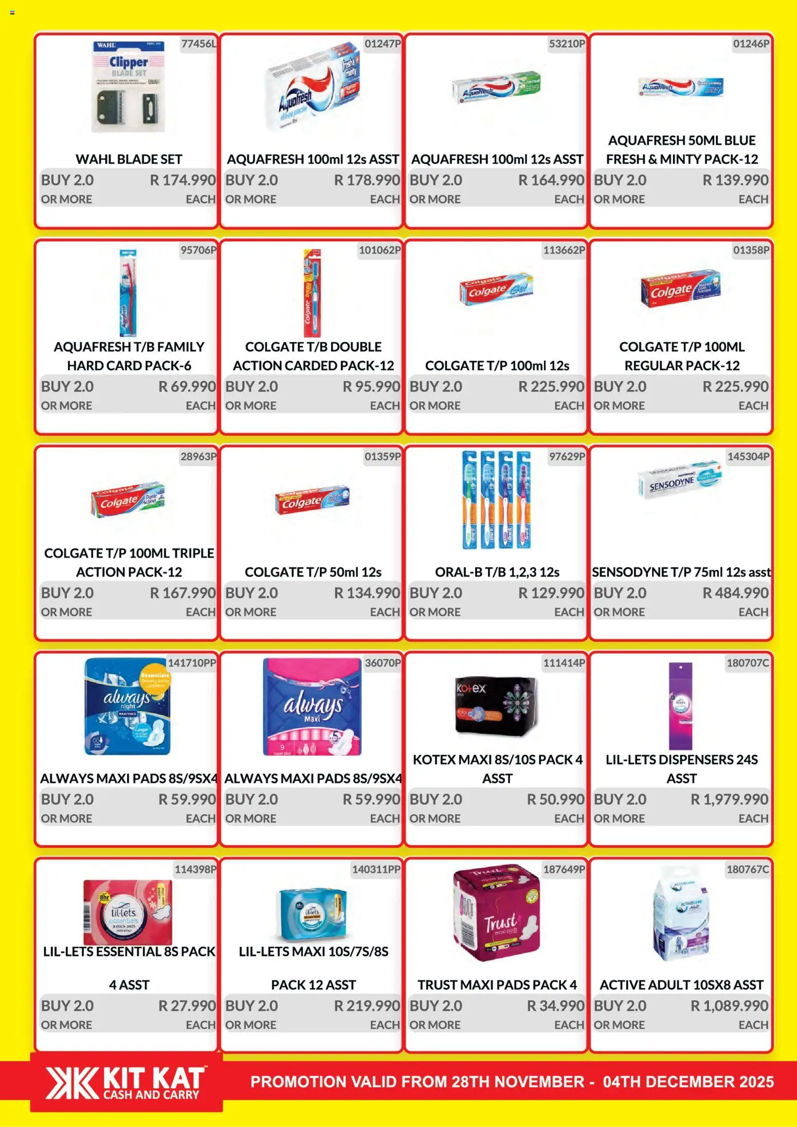 New KIT KAT Cash & Carry catalogue – valid from 28.11.2025 | Page: 23 | Products: Pads