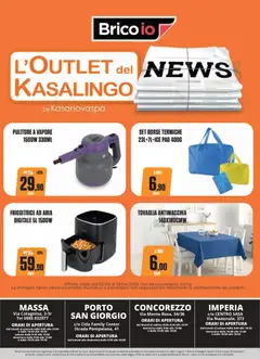 Anteprima del volantino Brico io volantino Massa  valido a partire dal 02.04.2026 | Pagina: 19 | Prodotti: Friggitrice ad aria, Pulitore a vapore, Stampa, Friggitrice