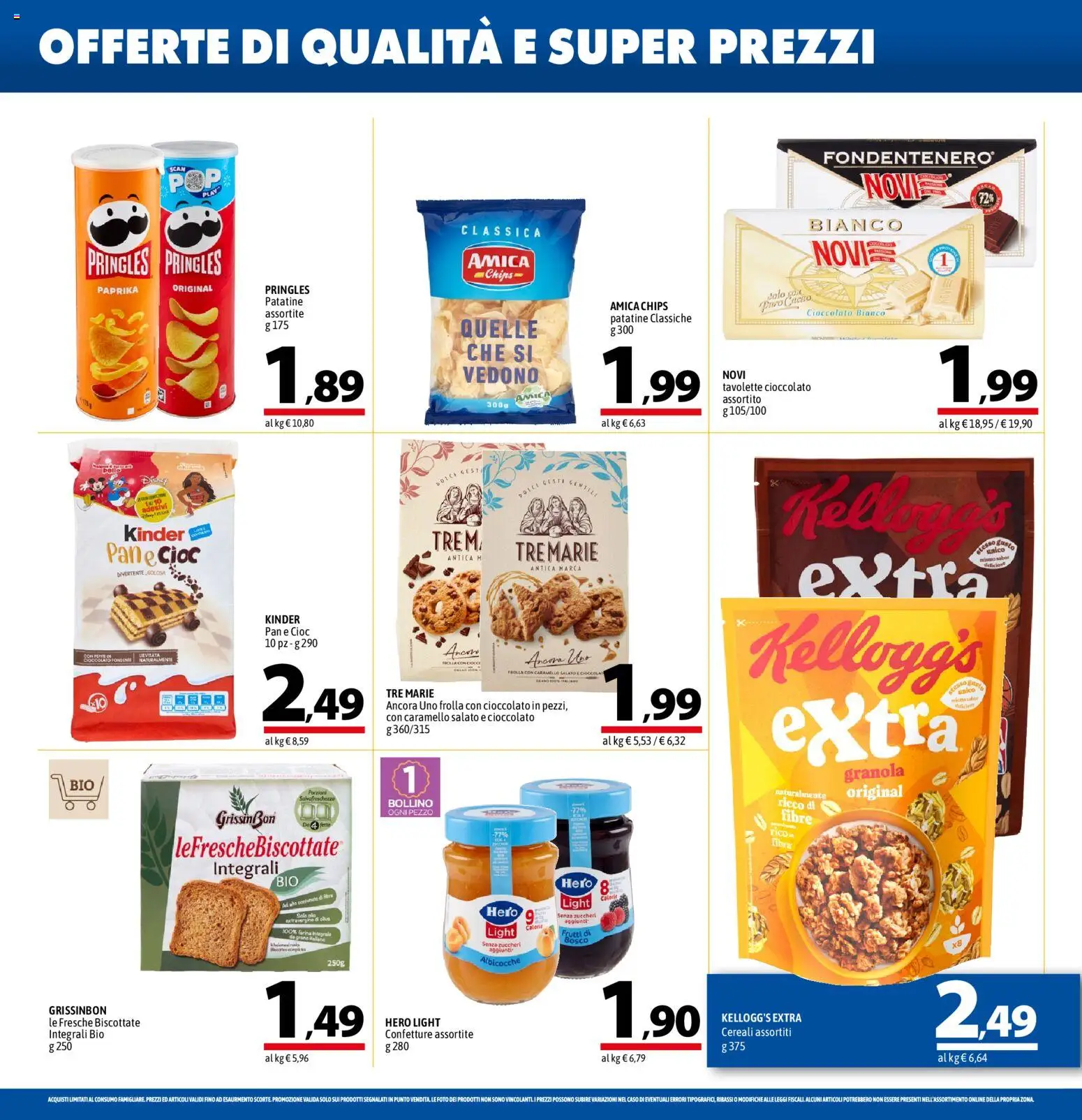 Volantino A&O del 29.01.2026 | Pagina: 10 | Prodotti: Cioccolato, Patatine, Farina, Albicocche