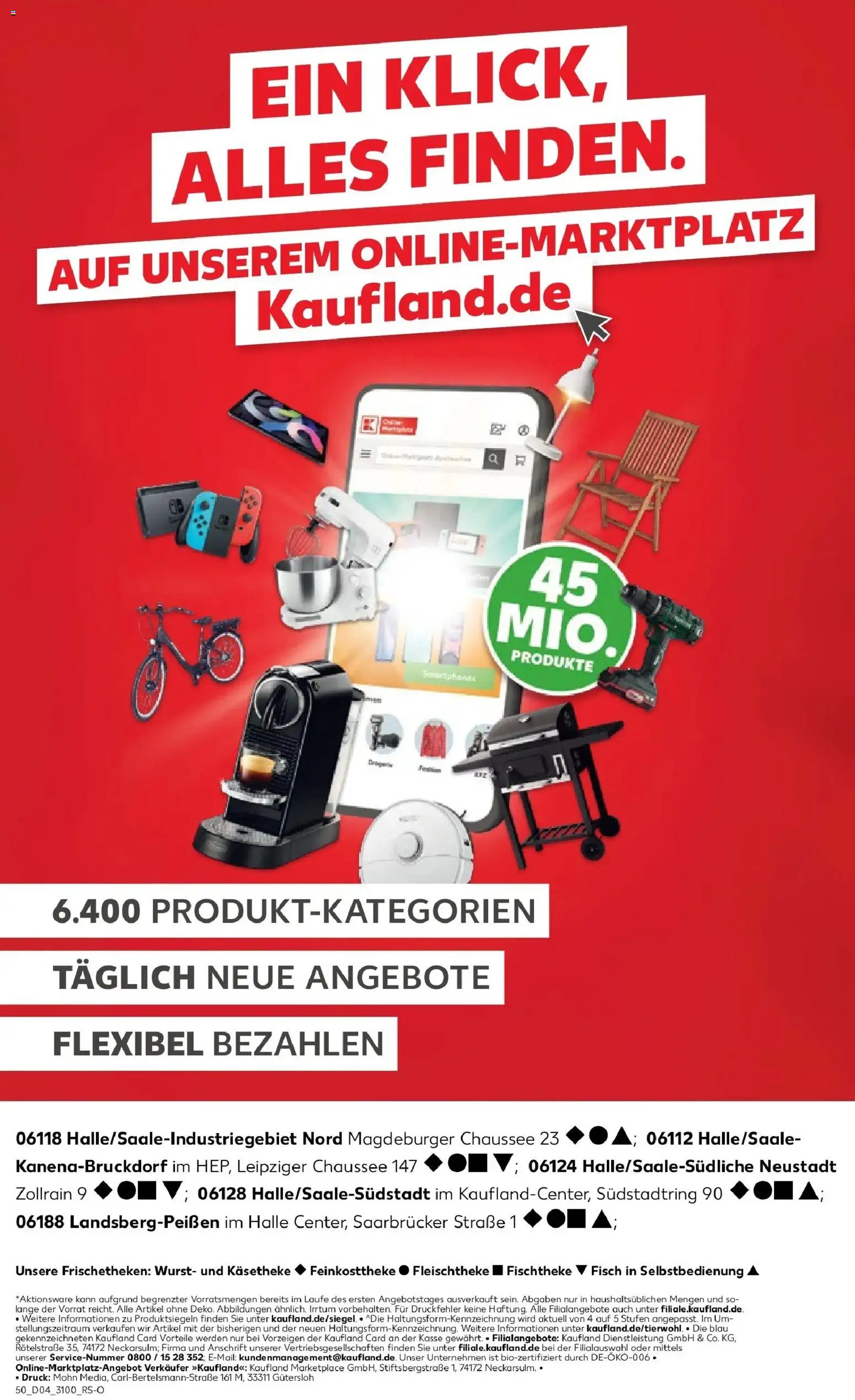 Kaufland prospekt Halle (Saale)	 – gültig ab 25.01.2026 | Seite: 50 | Produkte: Grill, Wurst, Smartphone