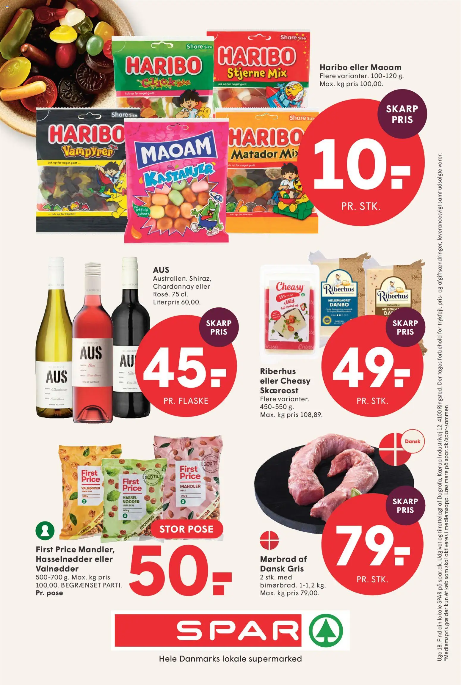 Spar tilbudsavis – gyldig fra 24.04.2026 | Side: 20 | Produkter: Valnødder, Nødder, Hasselnødder, Søm