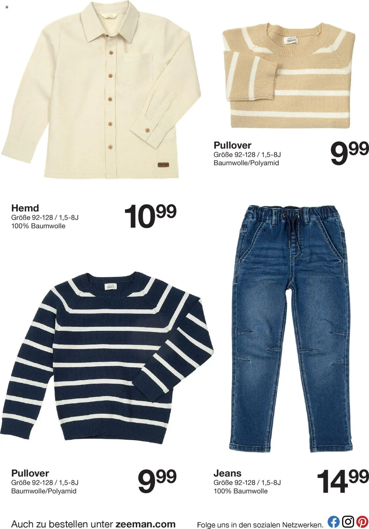 Zeeman Prospekt 	 - gültig ab dem 19.07.2025 | Seite: 12 | Produkte: Hemd, Pullover, Jeans