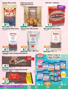 Katalog KTC - Pregled kataloga iz trgovine KTC, vrijedi od 25.03.2026 | Stranica: 4 | Proizvodi: Oblatne, Dorina, Krafne, Mak