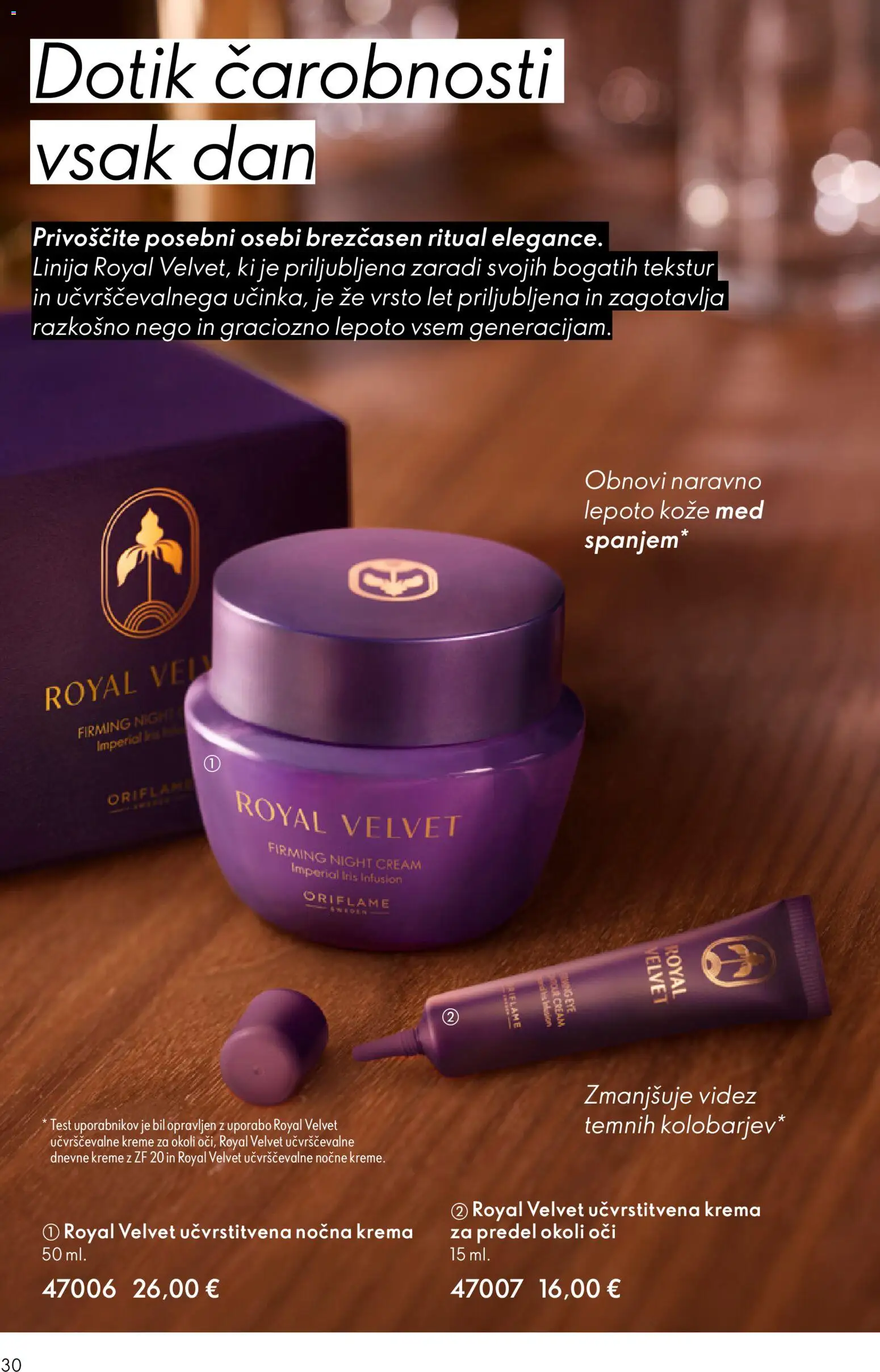 Novi Oriflame katalog ponudbe – veljaven od 19.11.2025 | Stran: 30 | Izdelki: Krema