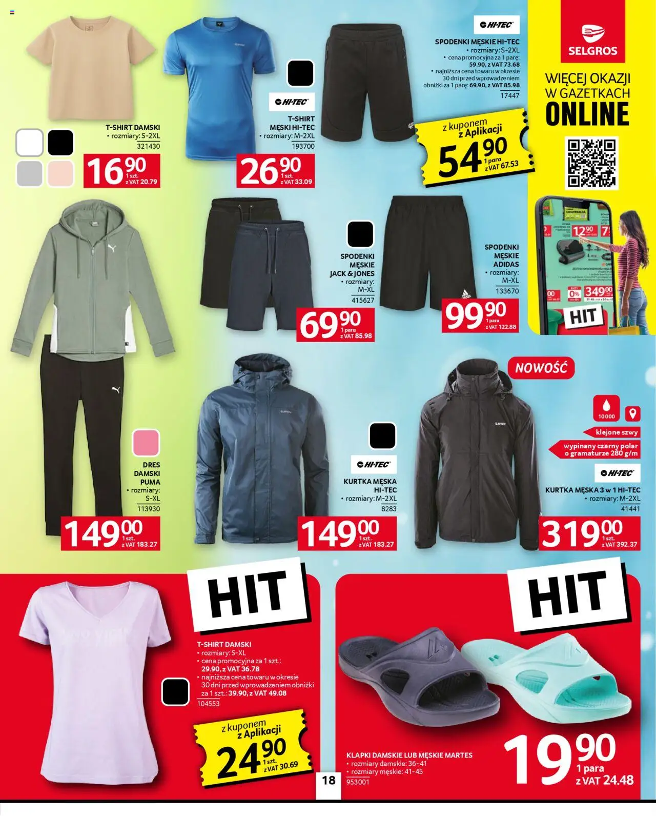 Selgros cash&carry Gazetka - Oferta przemysłowa od 14.08.2025 | Strona: 20 | Produkty: Kurtka, Spodenki, Klapki, Klapki damskie