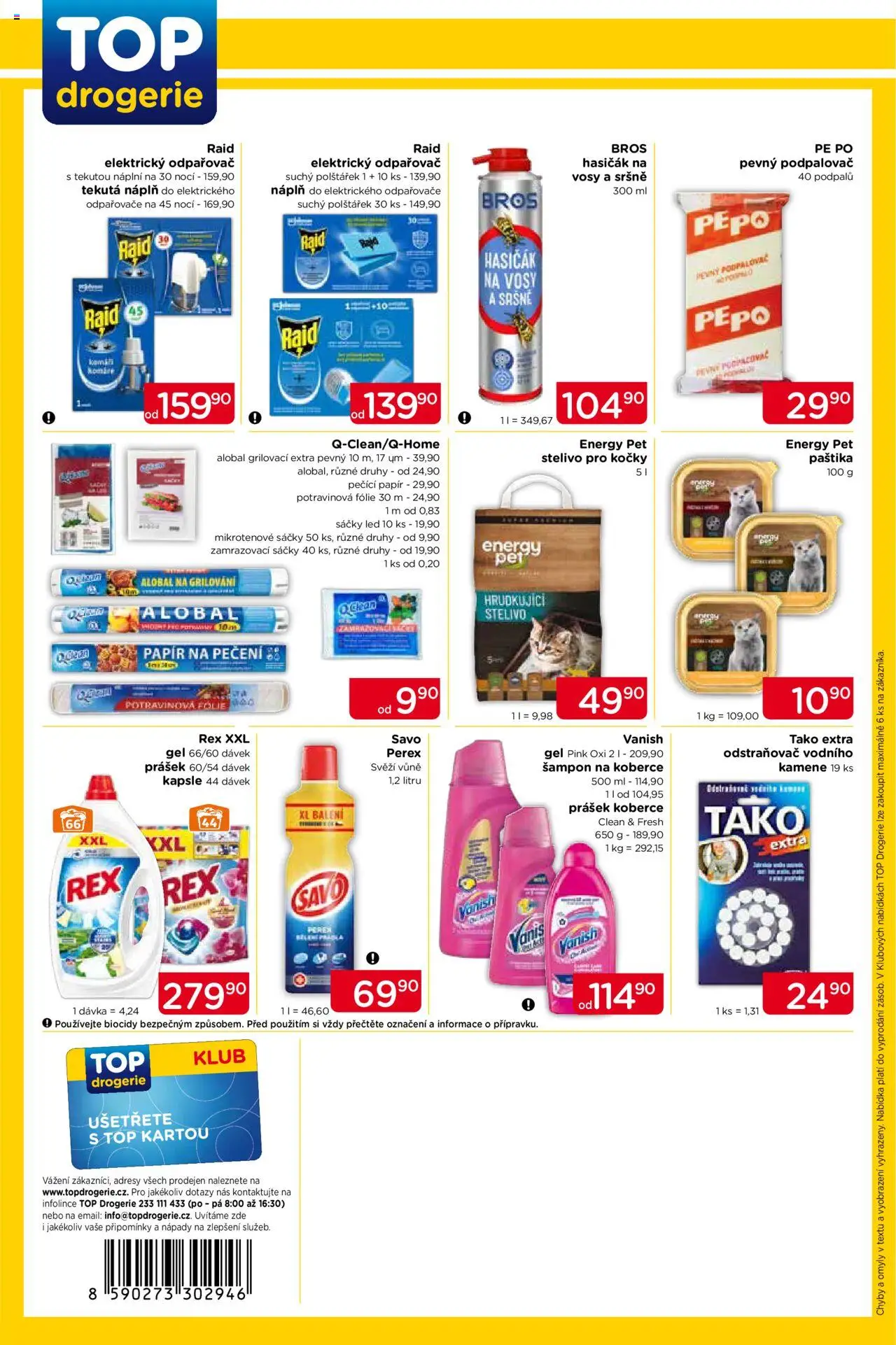 Top drogerie leták od 21.08.2025 | Strana: 4 | Produkty: Fólie, Alobal, Potravinová folie, Šampon