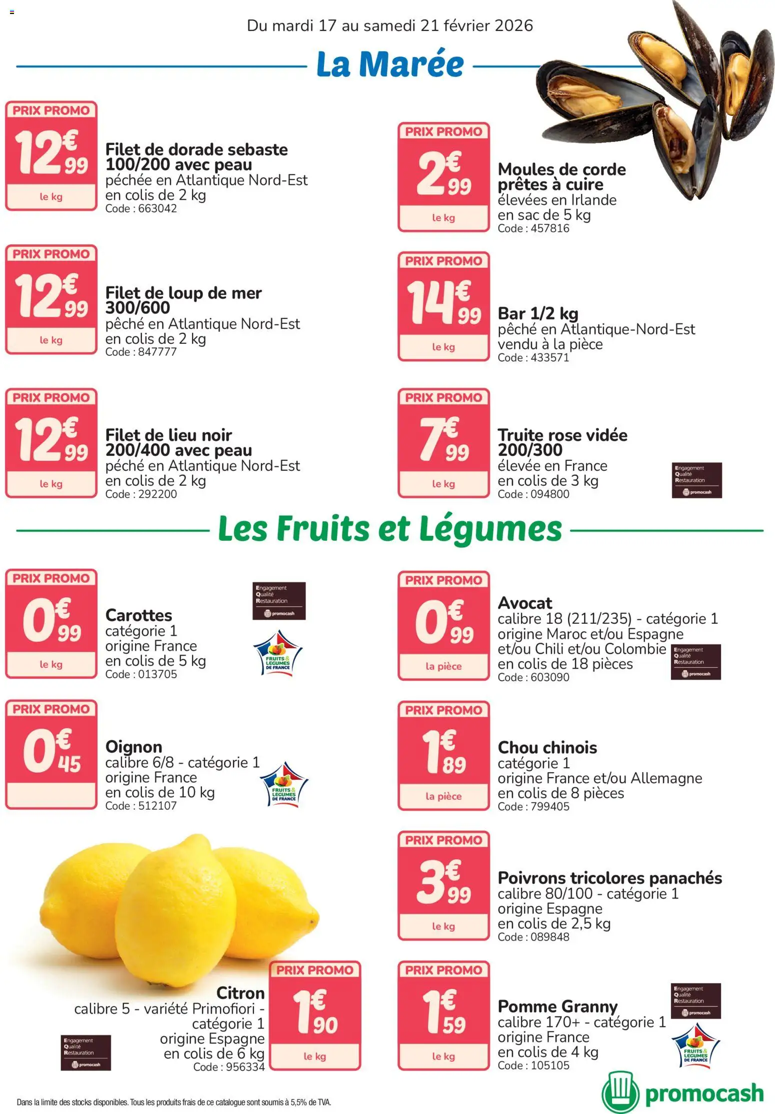 {H1} | Page: 2 | Produits: Avocat, Carottes, Pêche, Pomme