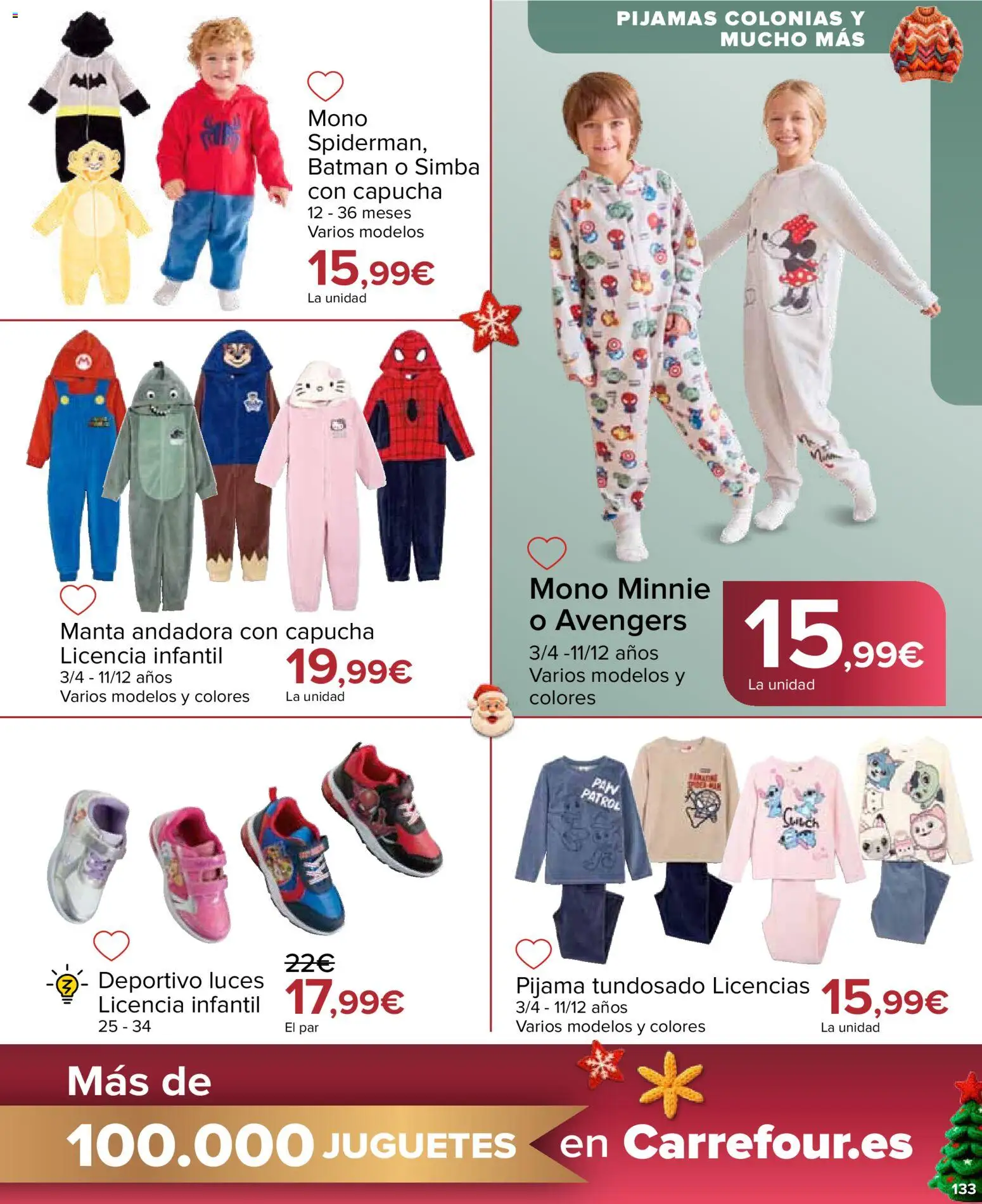 Carrefour Juguetes │ válido desde el 07.11.2025 | Página: 133 | Productos: Pijama, Juguetes, Manta