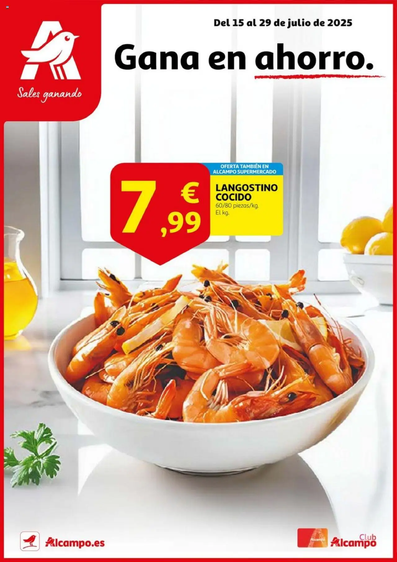 Alcampo - HP Unificado Nacional litoral  │ válido desde el 15.07.2025 | Página: 1 | Productos: Langostino