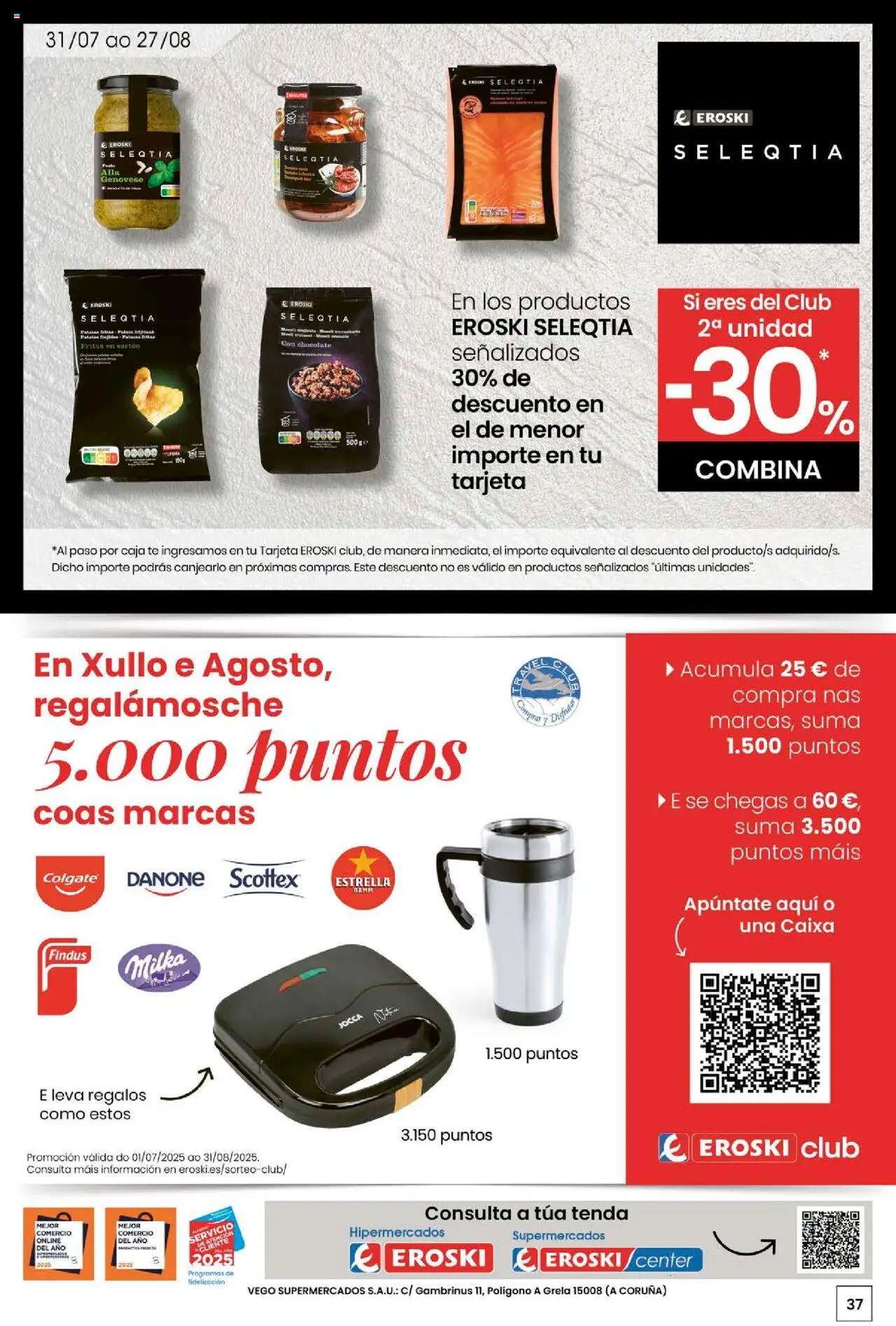 Eroski - Ofertons para conquistarte │ válido desde el 31.07.2025 | Página: 37 | Productos: Chocolate, Té, Caja