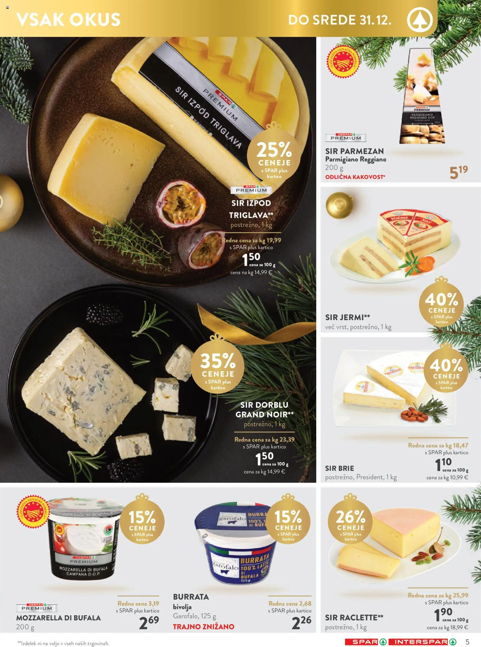 Novi Spar katalog ponudbe – veljaven od 03.12.2025 | Stran: 5