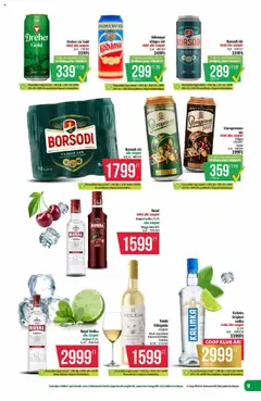 COOP akciós ujság - amely érvényes a következő dátumtól: 25.09.2025 | Oldal: 9
