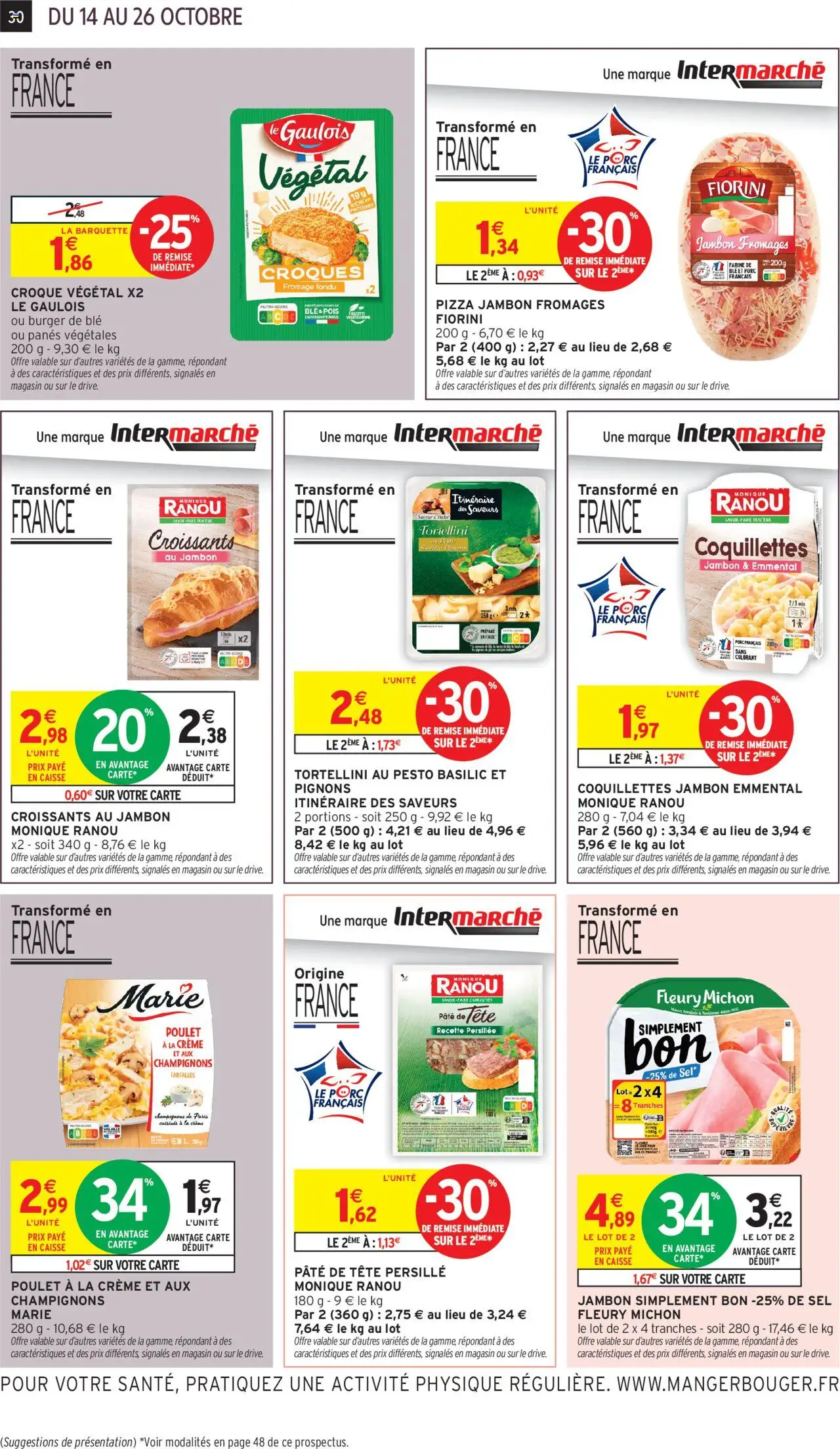 {H1} | Page: 30 | Produits: Farine de ble, Farine, Pois, Pizza