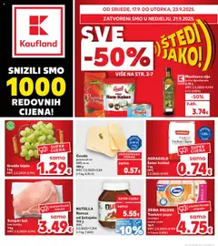 Kaufland - Osijek - Pregled kataloga iz trgovine Kaufland, vrijedi od 17.09.2025
