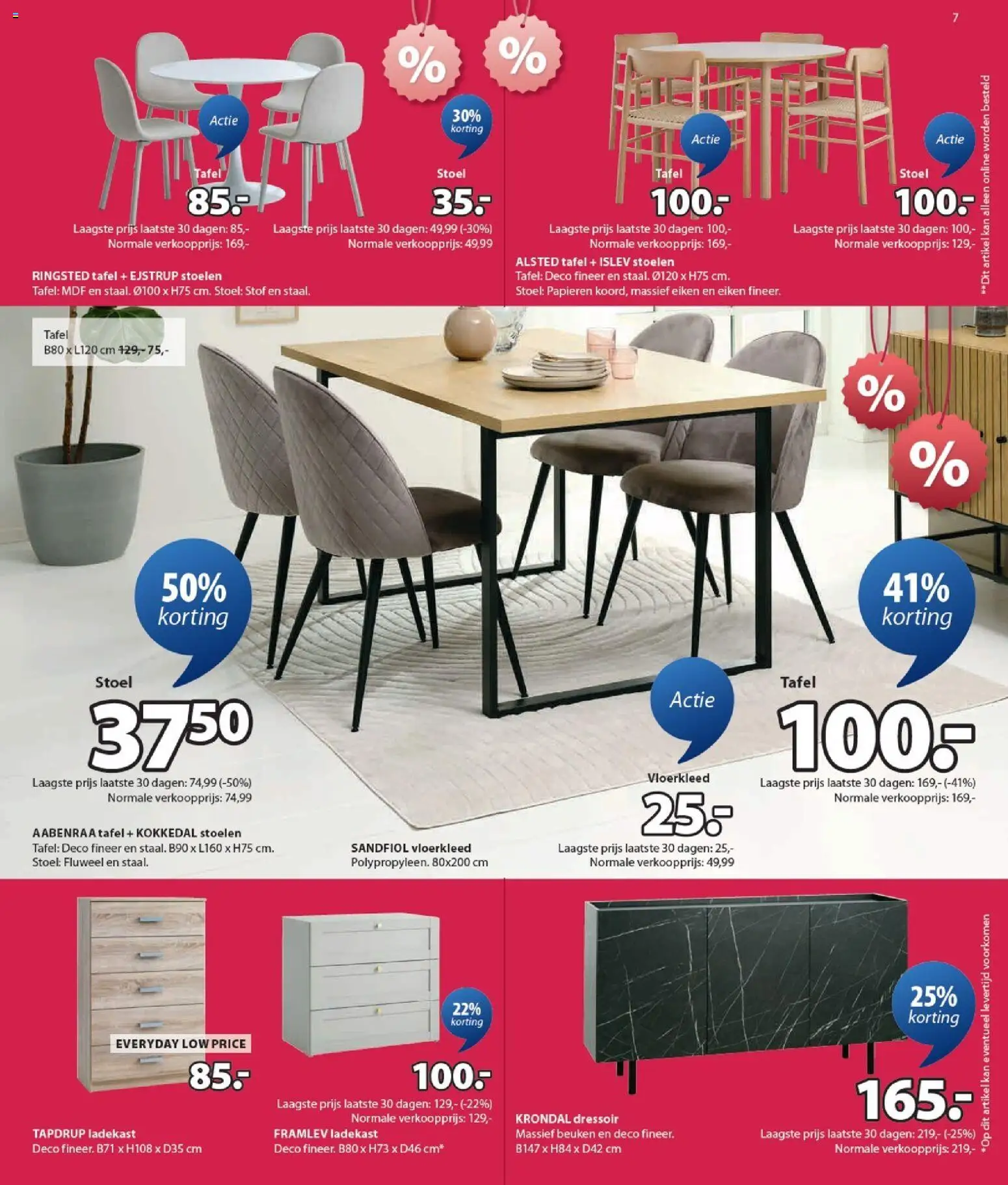 {H1} | Pagina: 7 | Producten: Kan, Tafel, Stoel, Dressoir