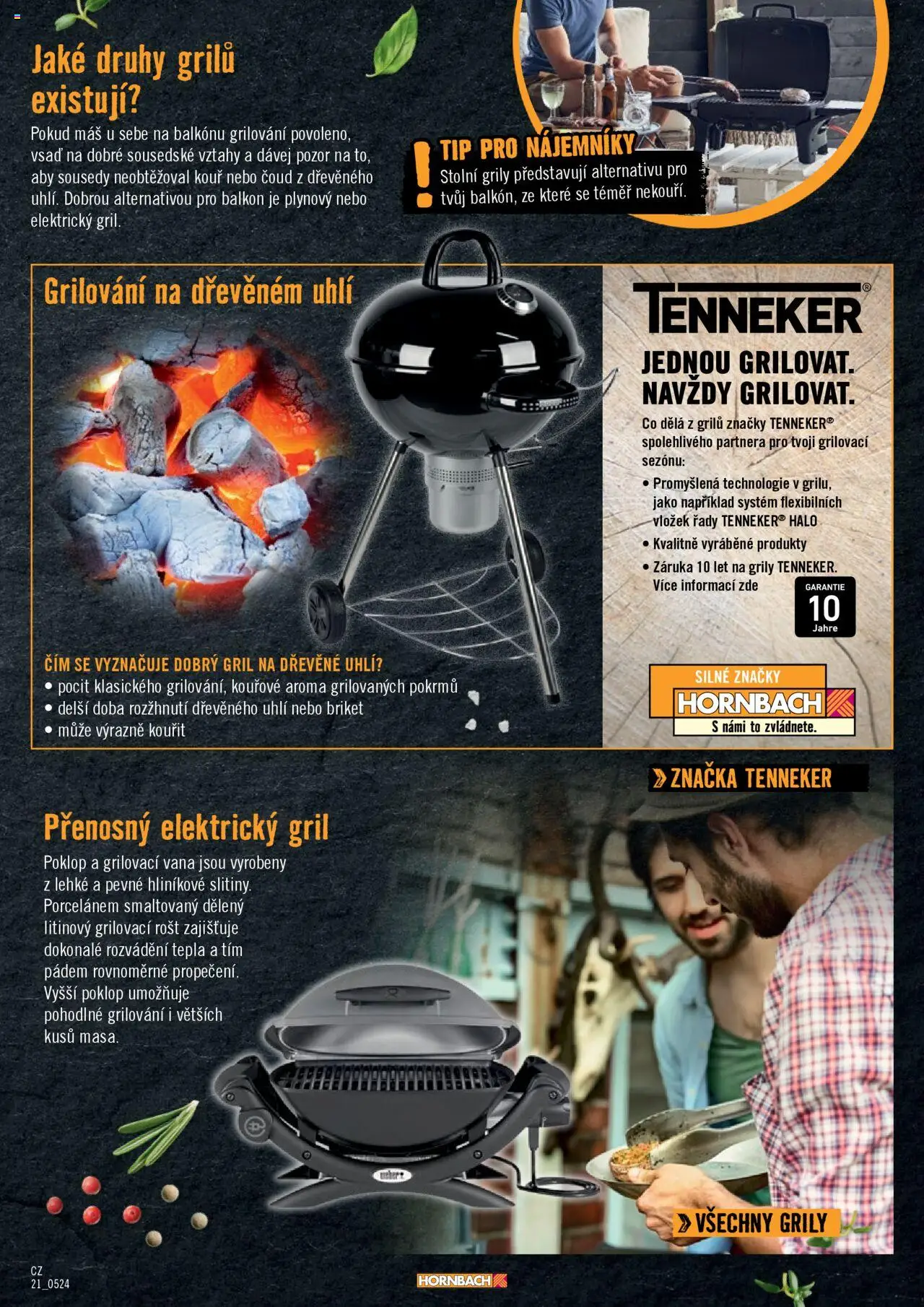 HORNBACH leták - Balkón od 13.08.2025 | Strana: 19 | Produkty: Grilování, Dřevěné uhlí, Kouřové aroma, Rošt