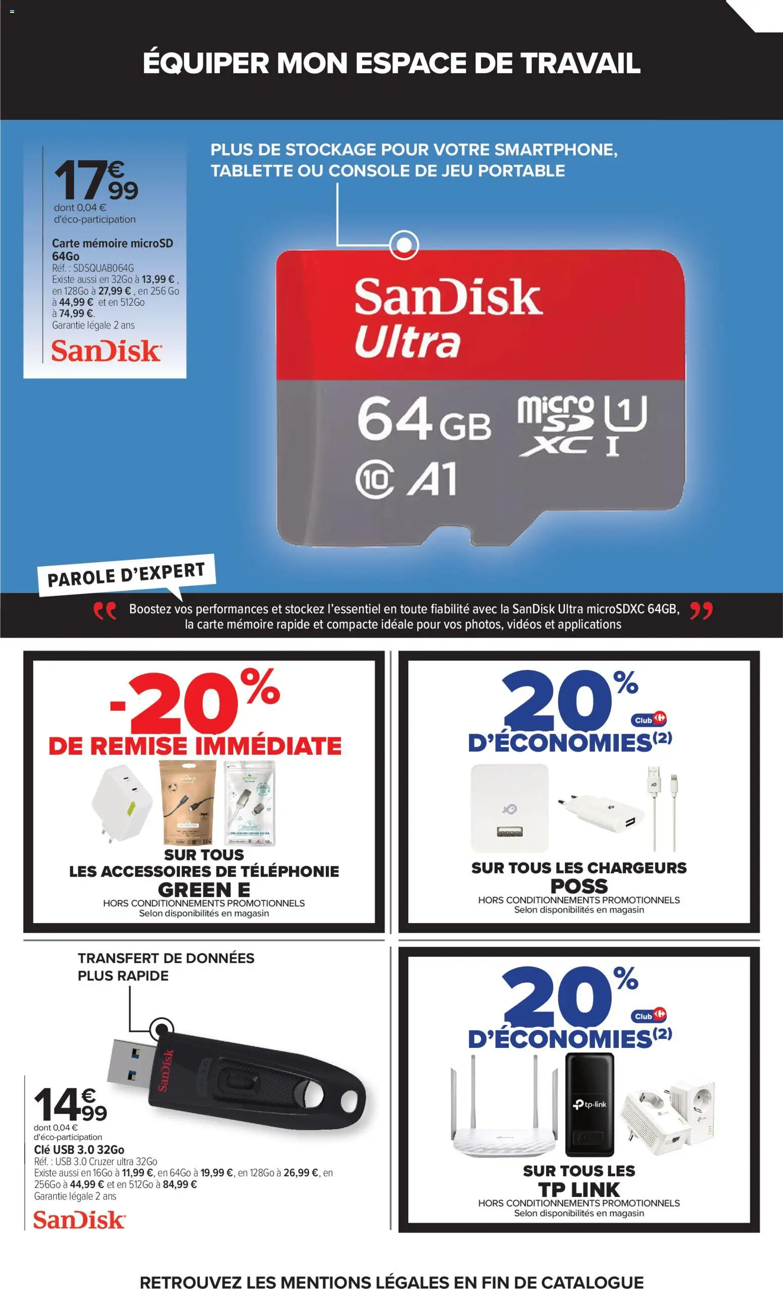 {H1} | Page: 17 | Produits: Carte mémoire, USB, Clé, Portable