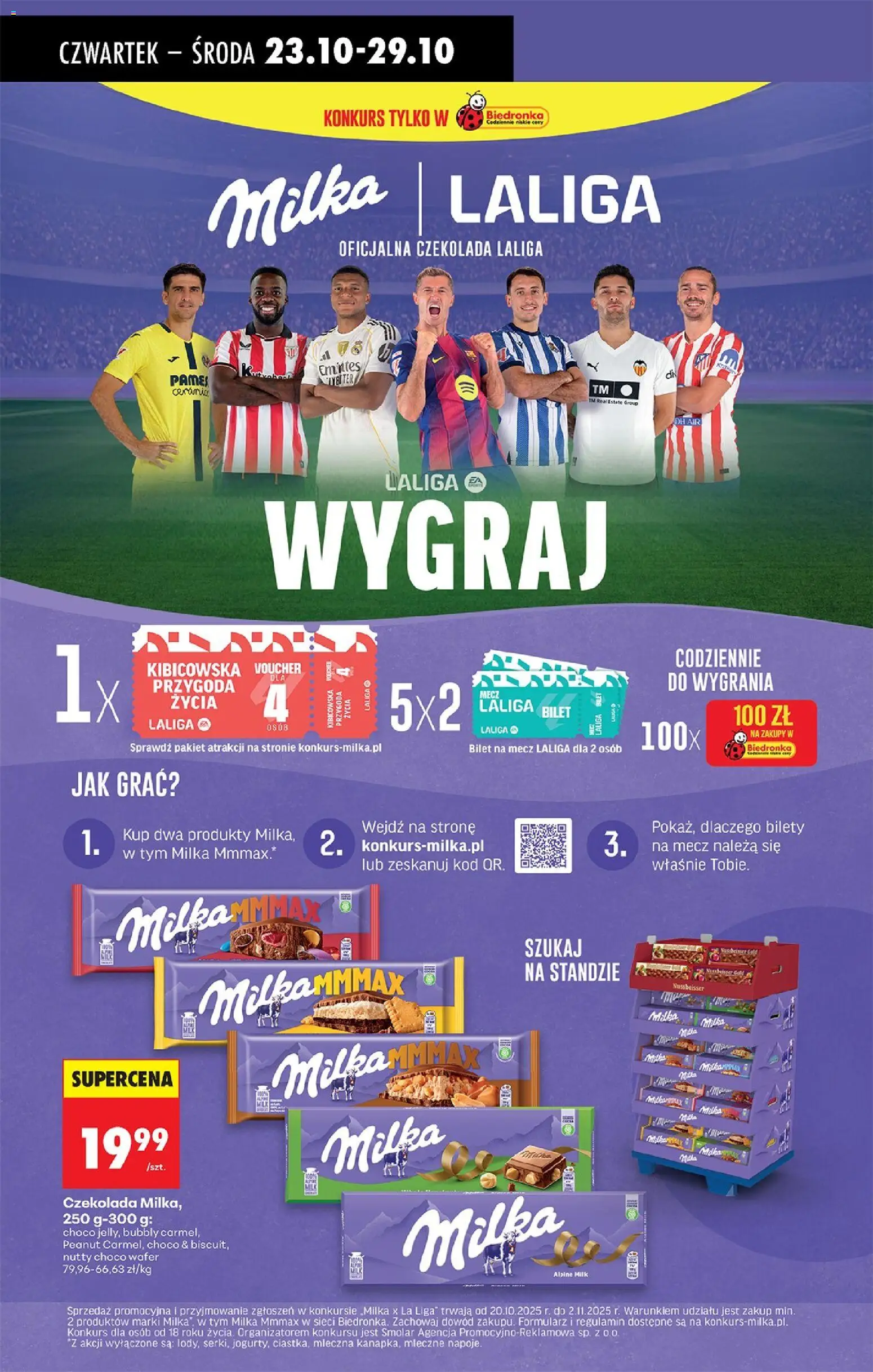 Biedronka gazetka - Oferta w tym tygodniu od 23.10.2025 | Strona: 64 | Produkty: Milka, Czekolada
